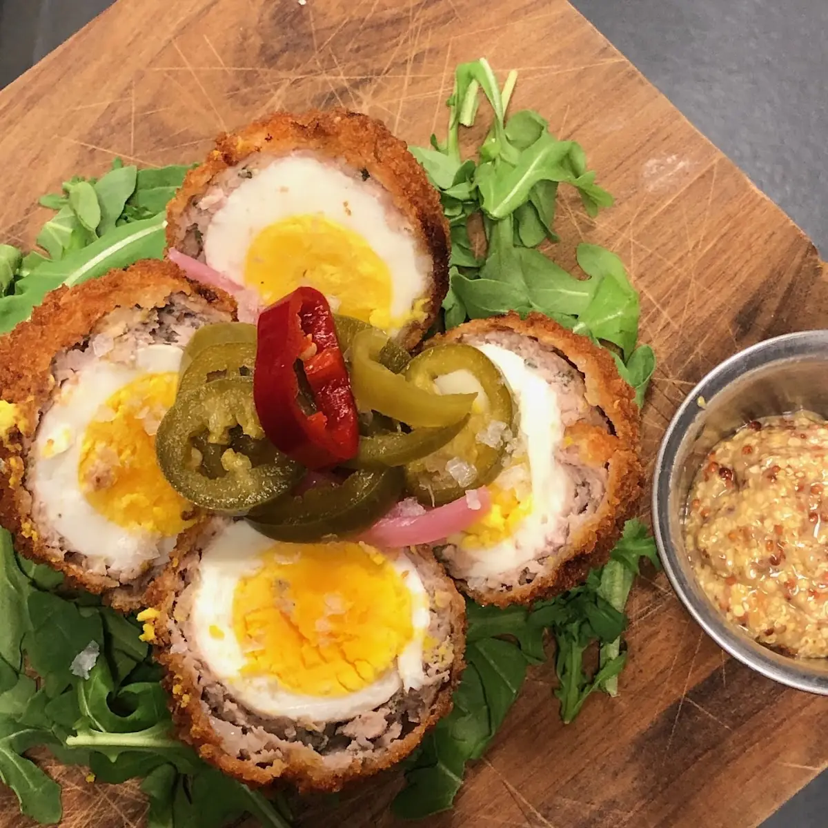 Dry Aged Pork Loin and Eggs