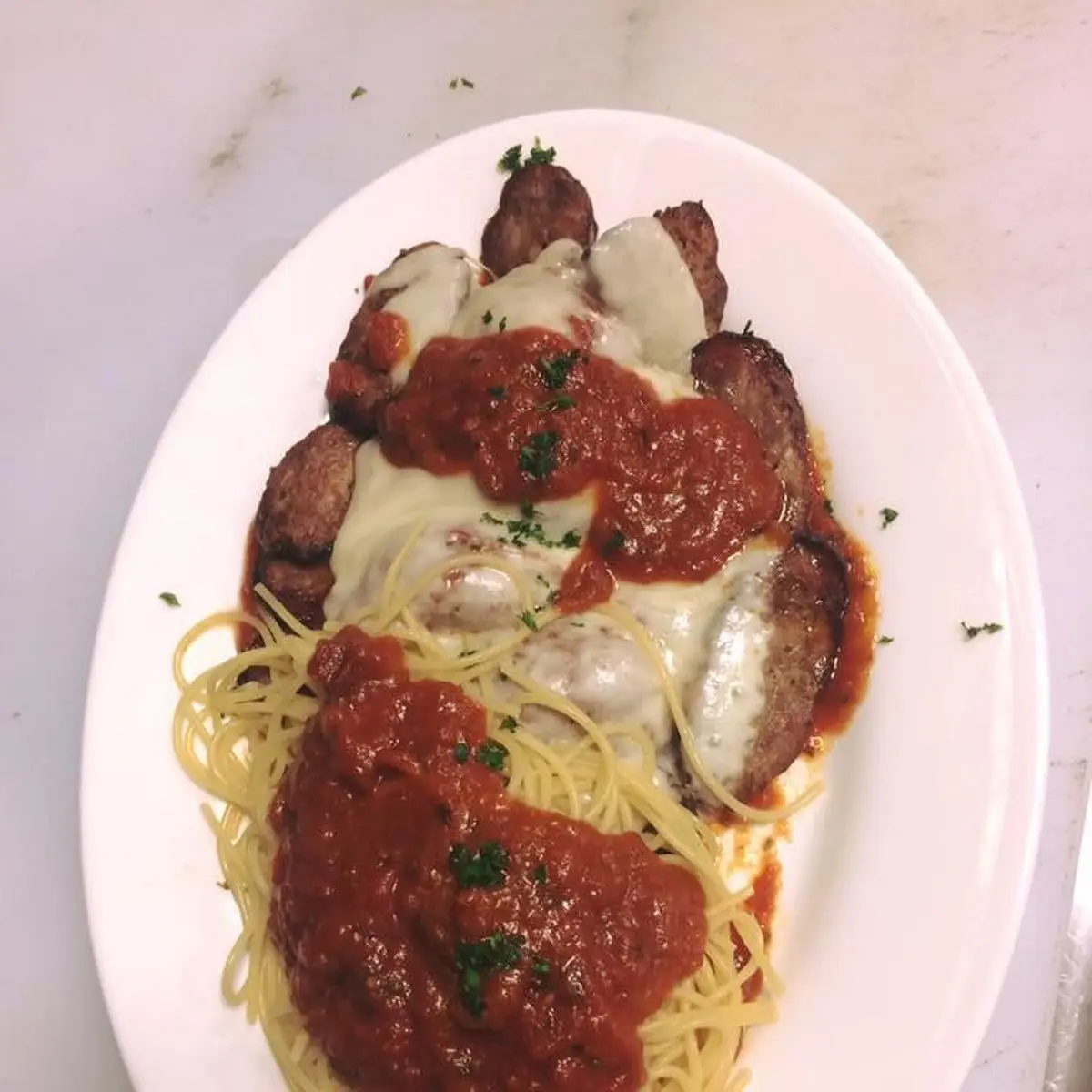 Meatball Parmigiana