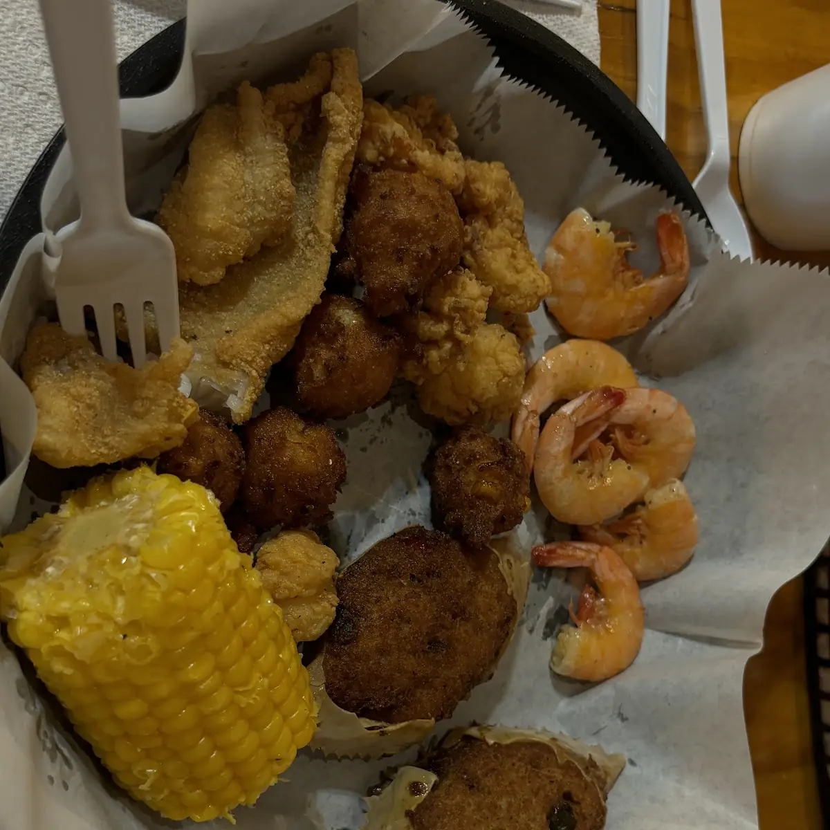 Cajun Cooking Shrimp Platter
