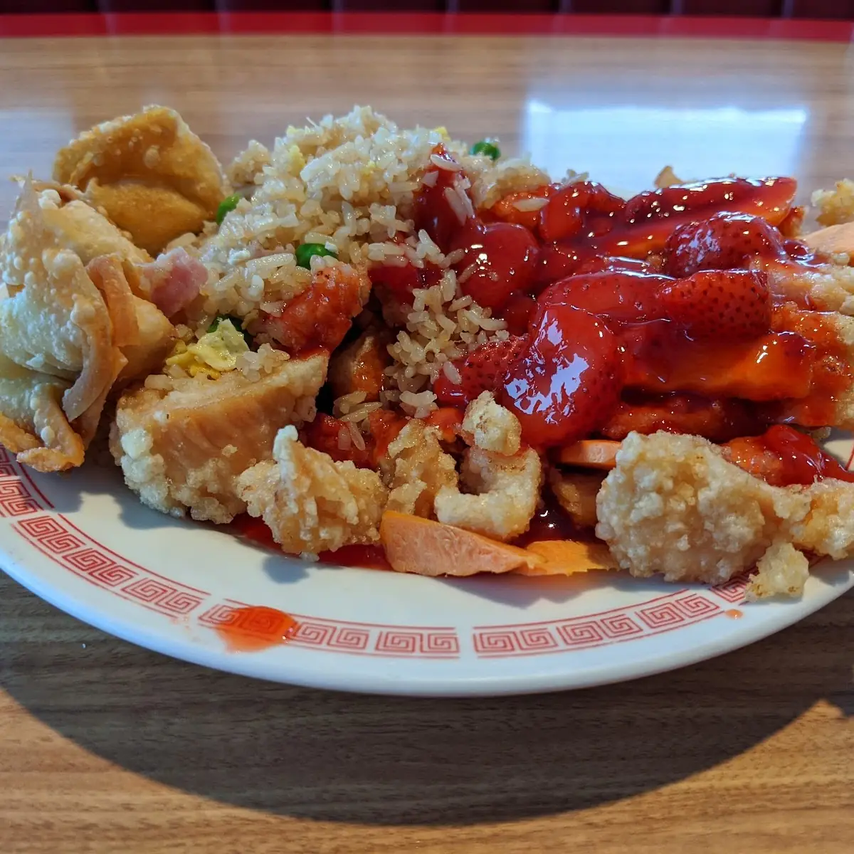 Strawberry Chicken Fried Rice