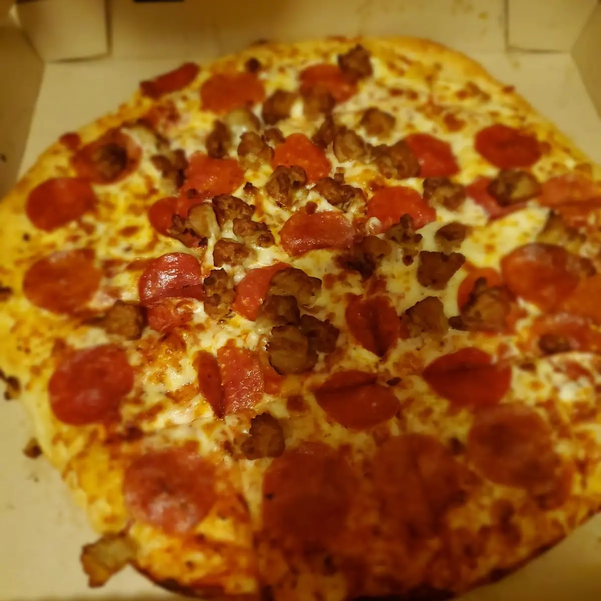 Deep Dish Pepperoni Pizza