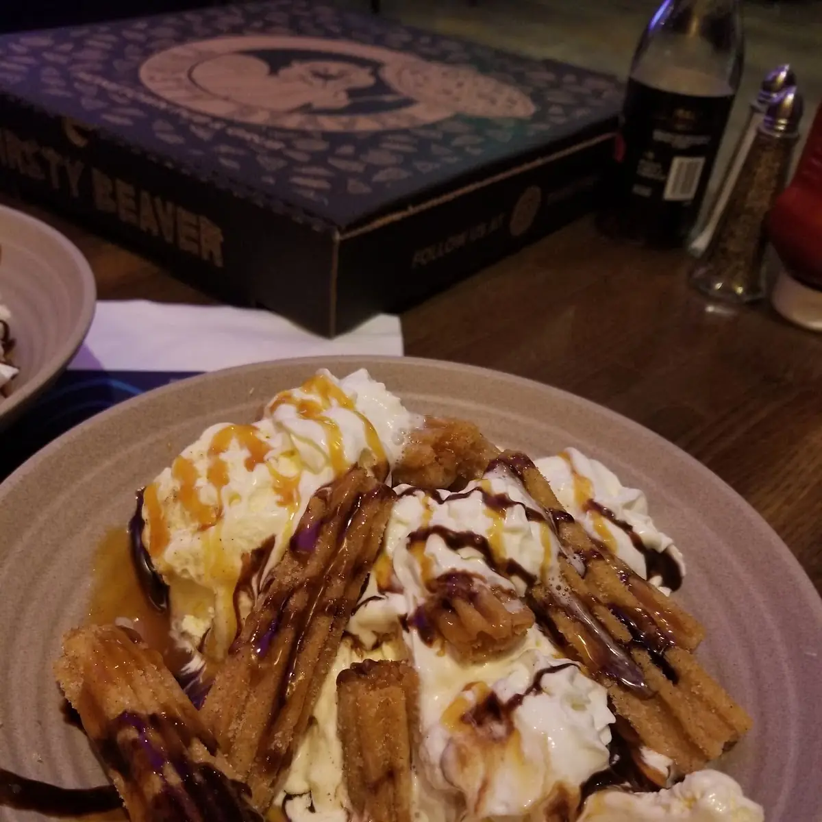 Churro Ice Cream Sundae