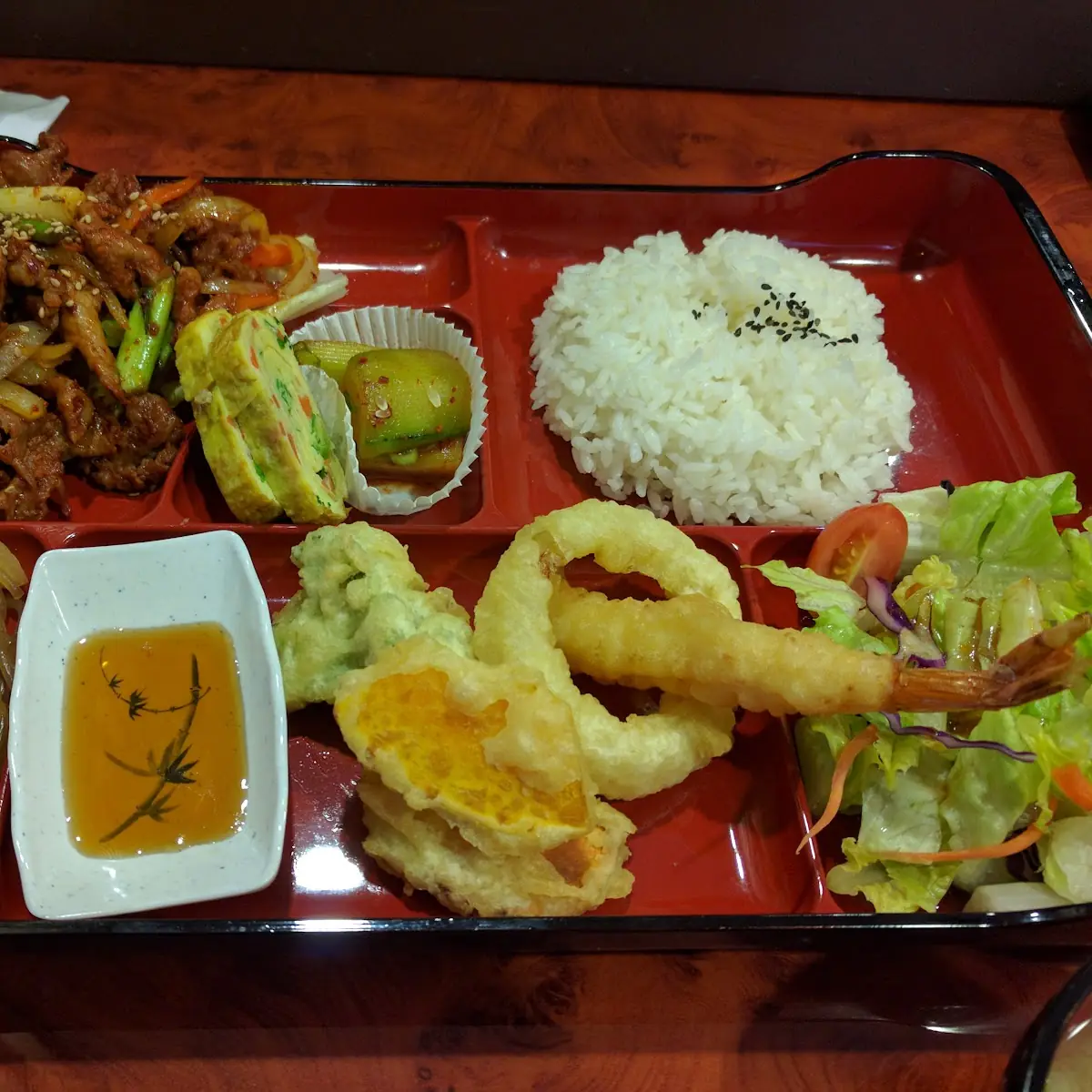 Spicy Chicken Teriyaki Bento