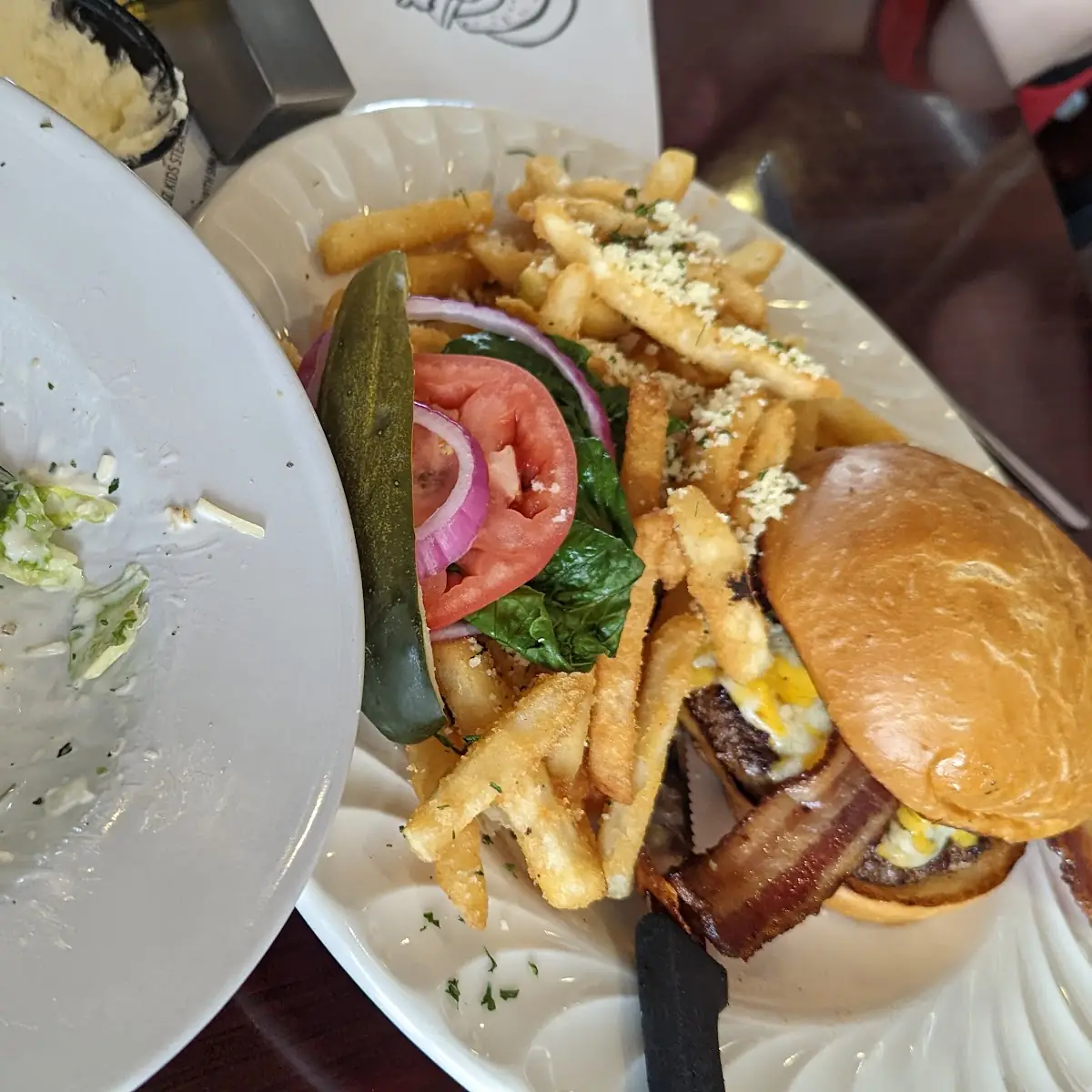 Bleu Cheese Burger.