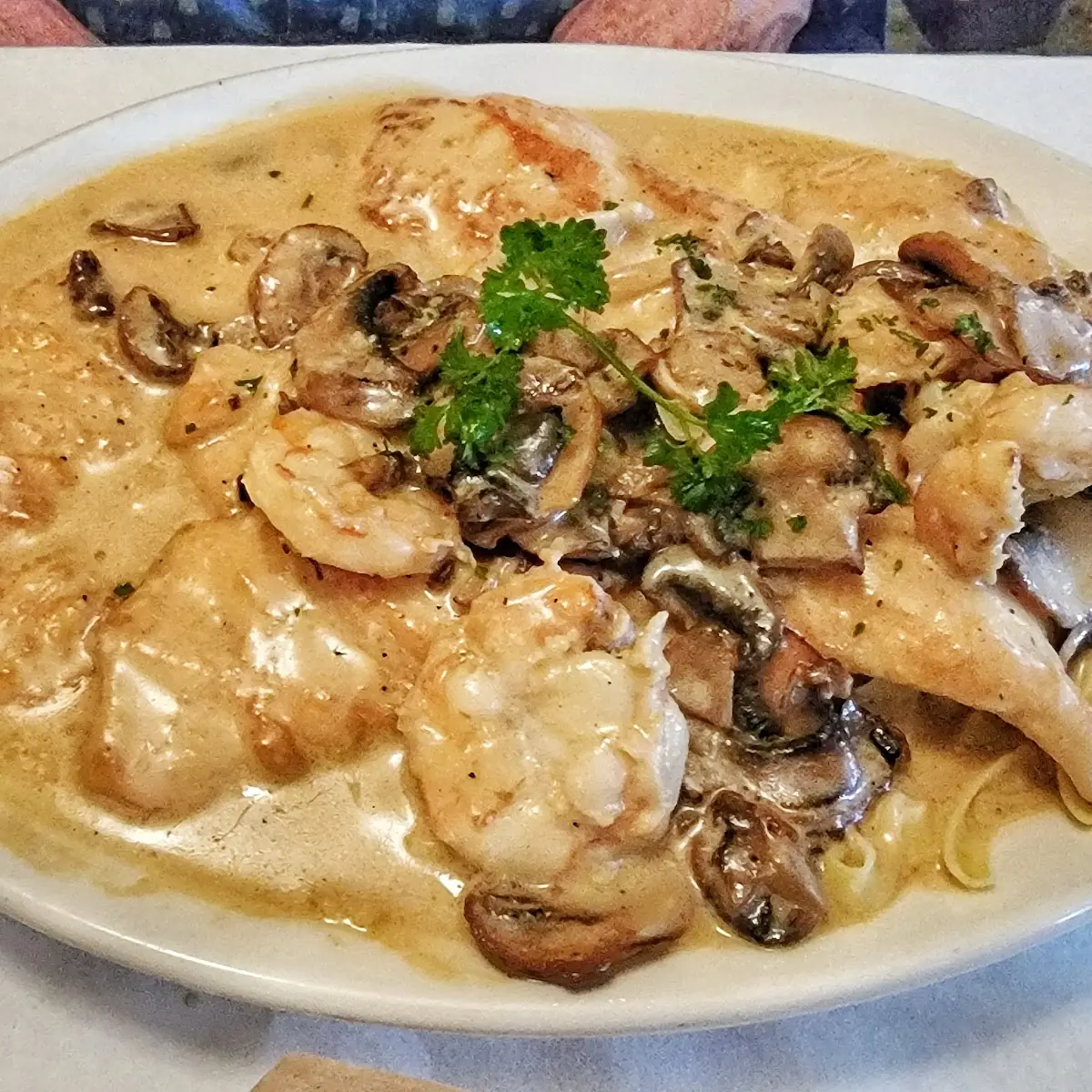 Chicken & Shrimp Dijon
