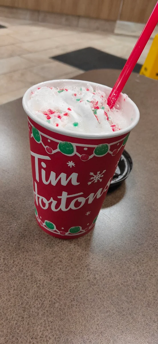 Peppermint Hot Chocolate Mousse, Tim Hortons
