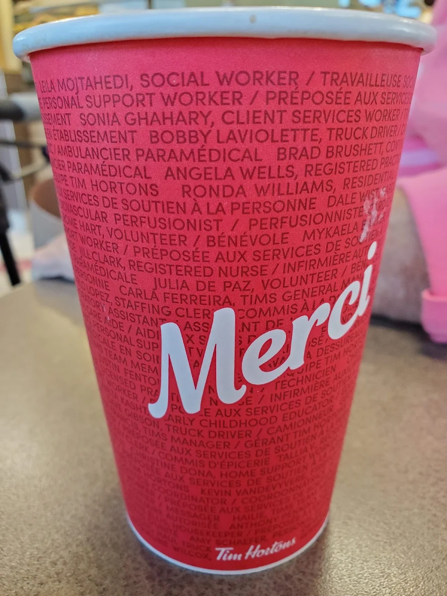 White Hot Chocolate, Tim Hortons