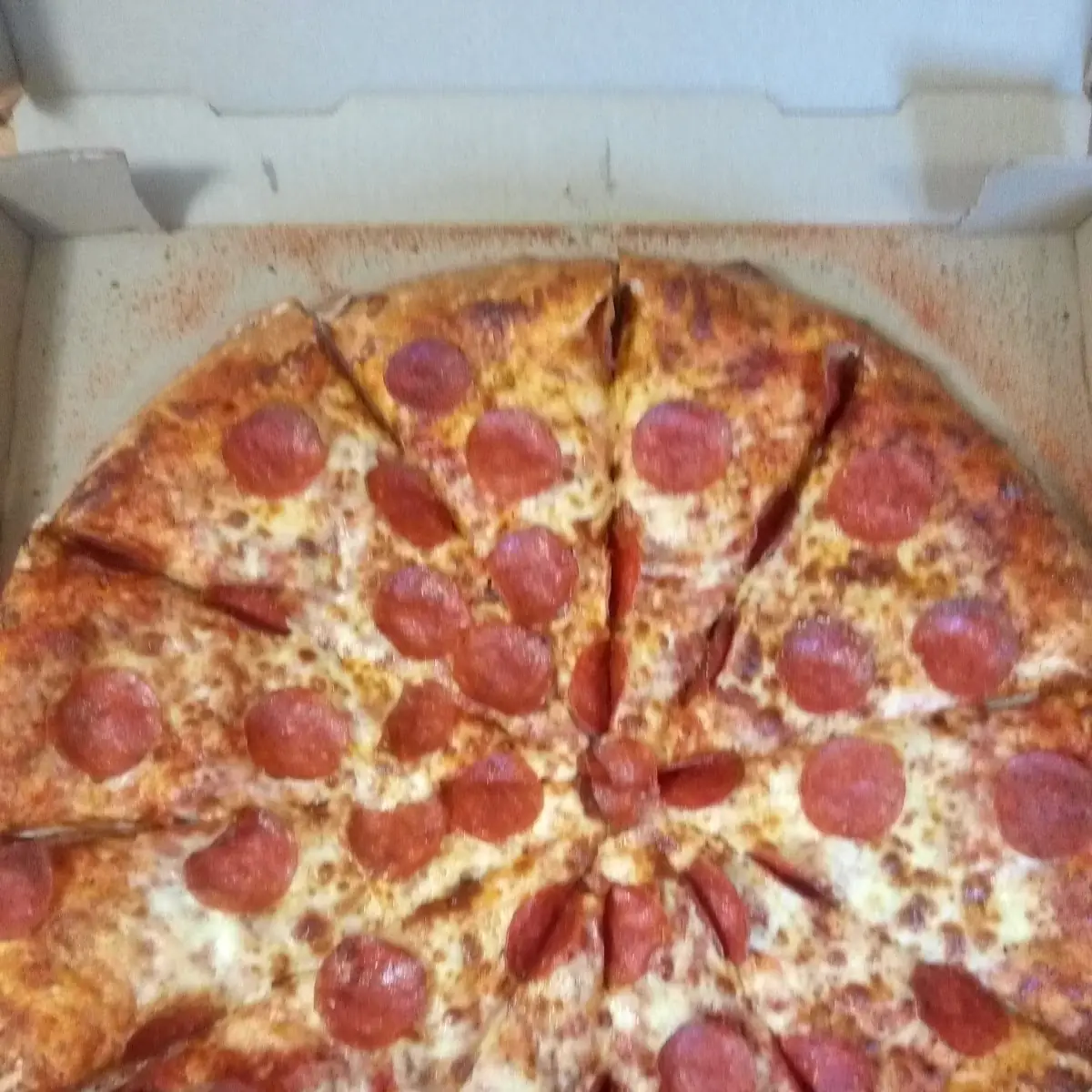 Pepperoni Pizza with Cajun Crust