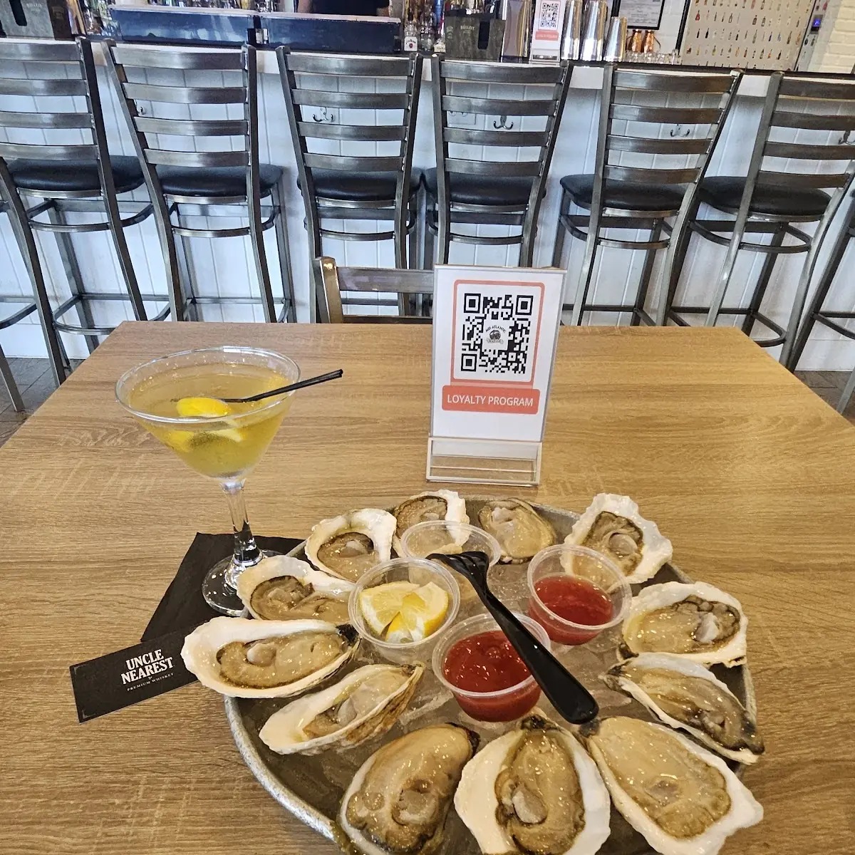 Fresh Raw Oysters on the Half Shell