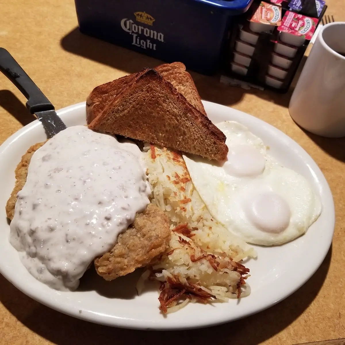 Chicken Fried Steak and Eggs