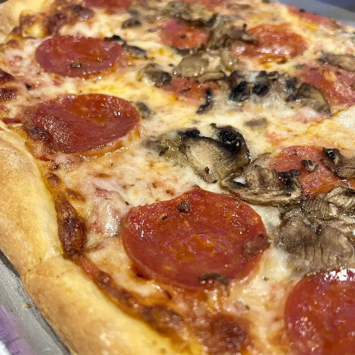Pepperoni and Mushroom Pizza