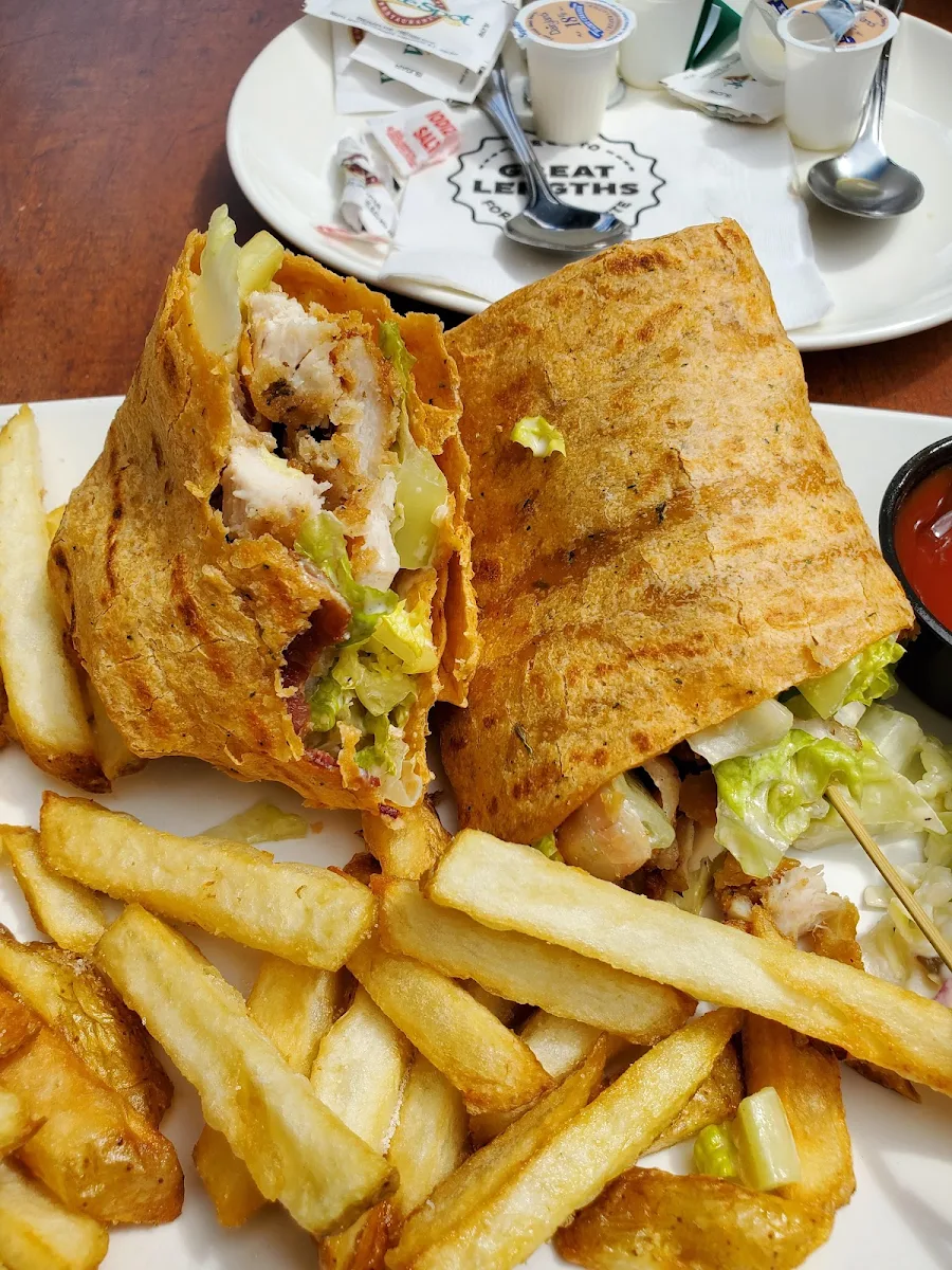 Chicken Caesar Wrap, White Spot