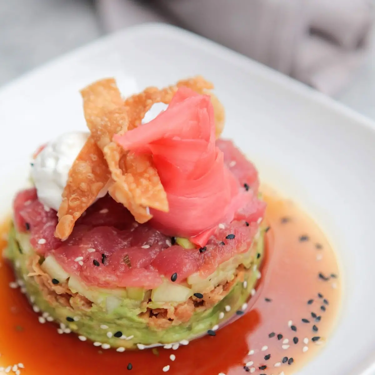 Ahi Tuna Avocado Tartare and Chips