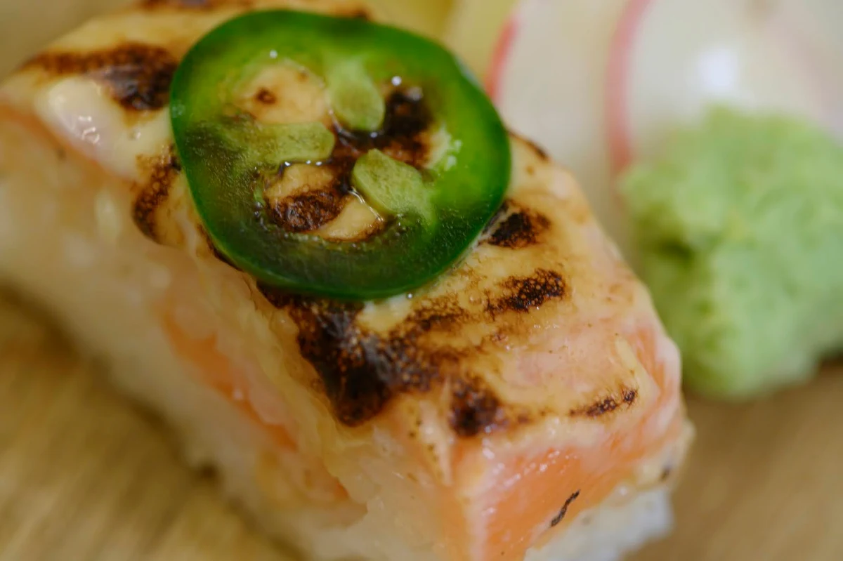 Pressed Salmon Sushi