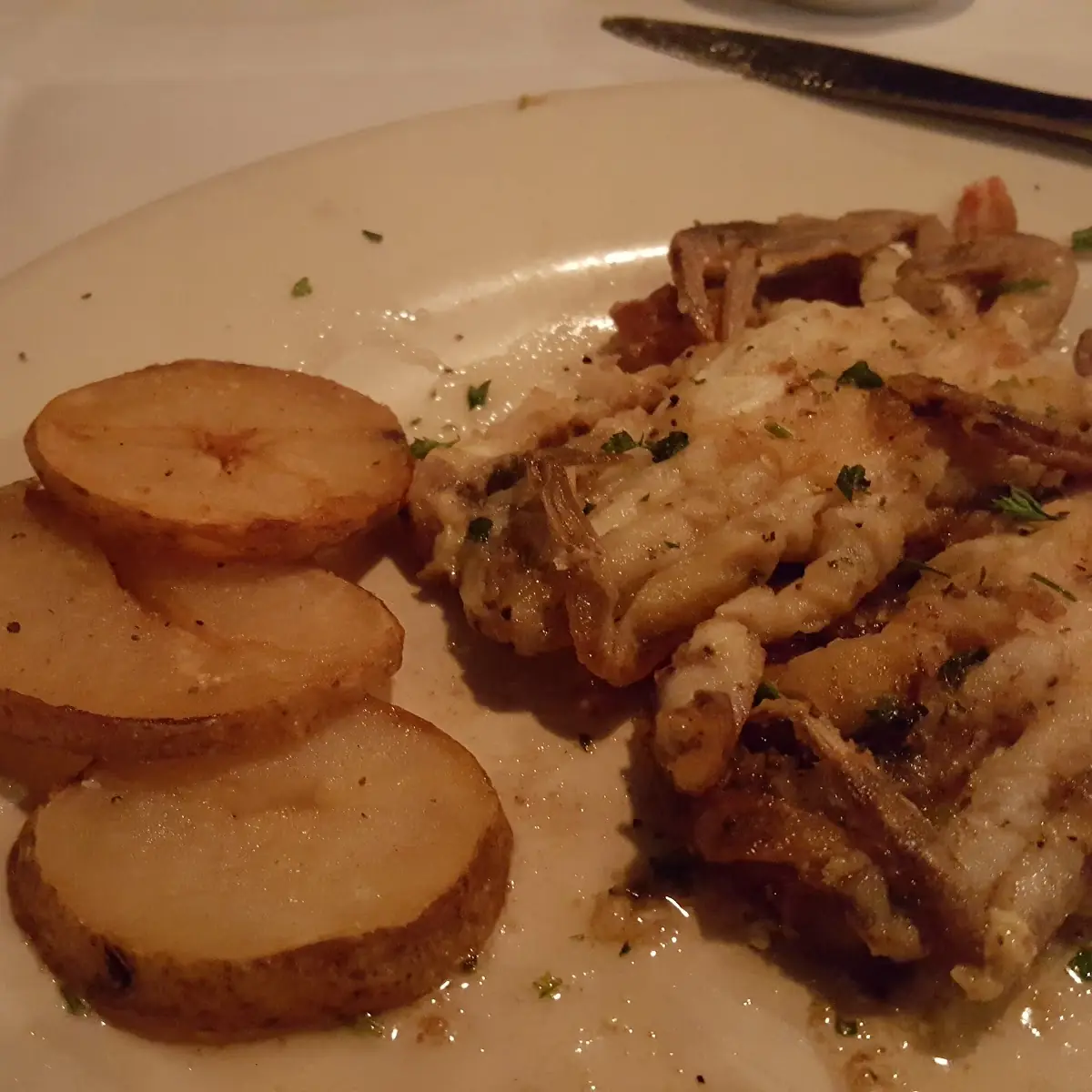 Soft Shell Crab & Roasted Potato