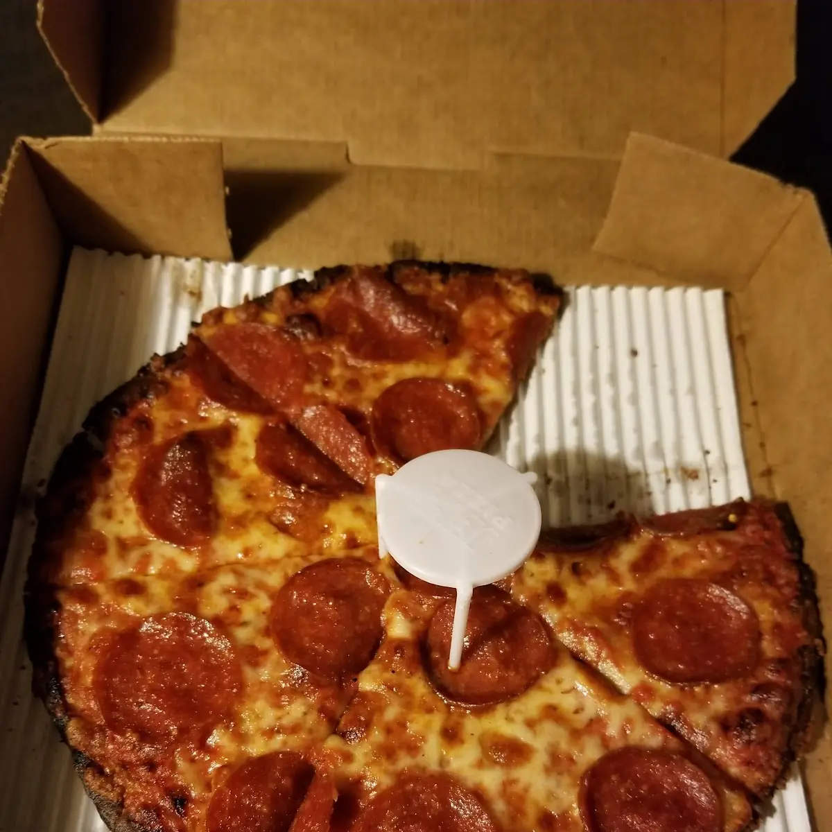 Heart Shaped Pepperoni Pizza