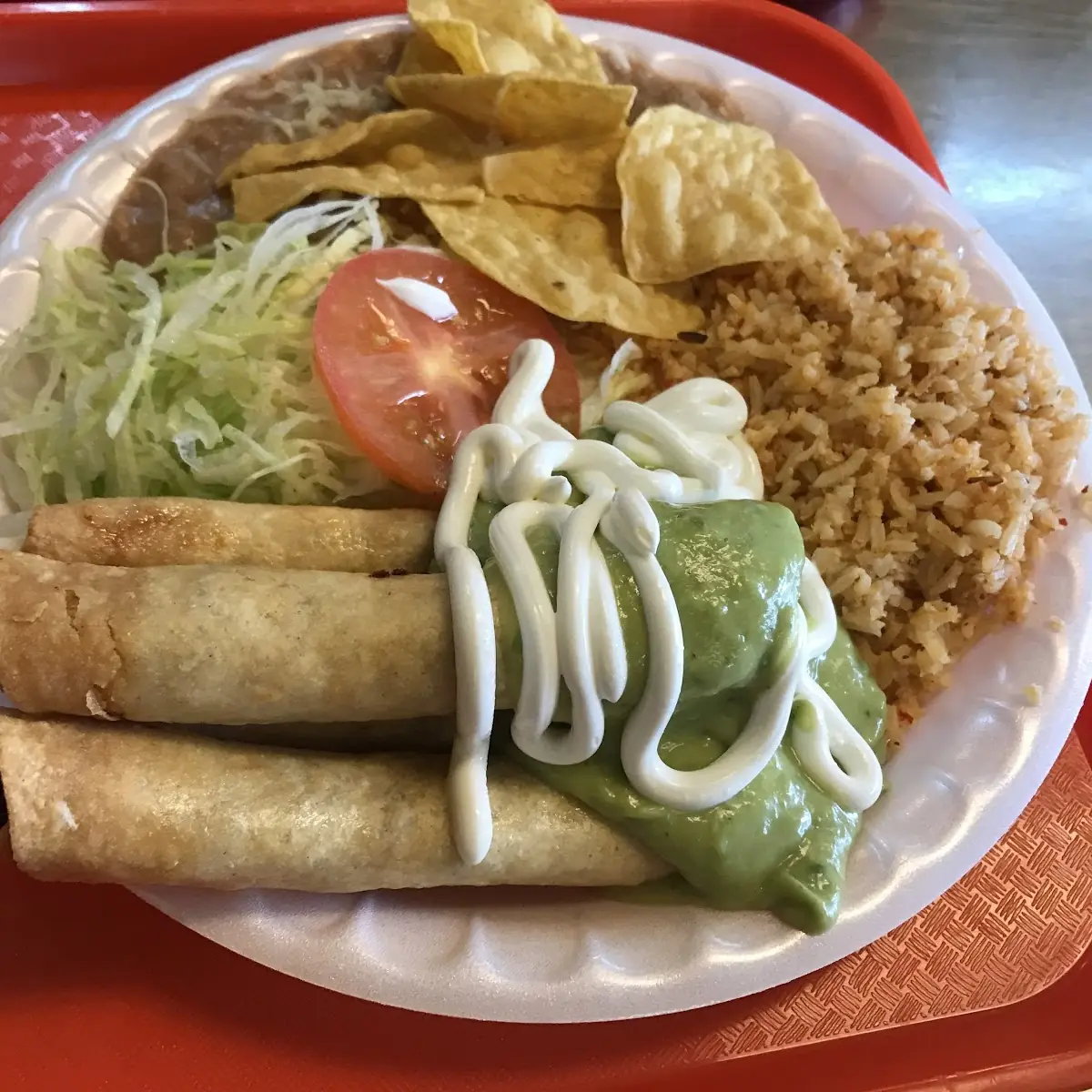 Taquitos Dorados Plato