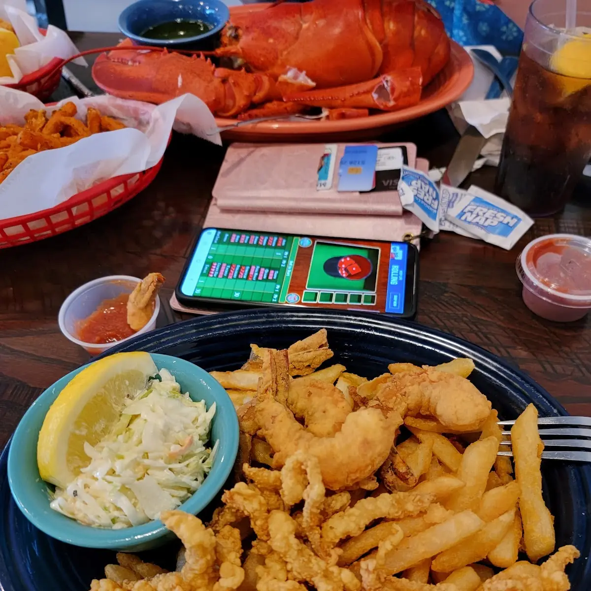 Over Breaded Clam Strips