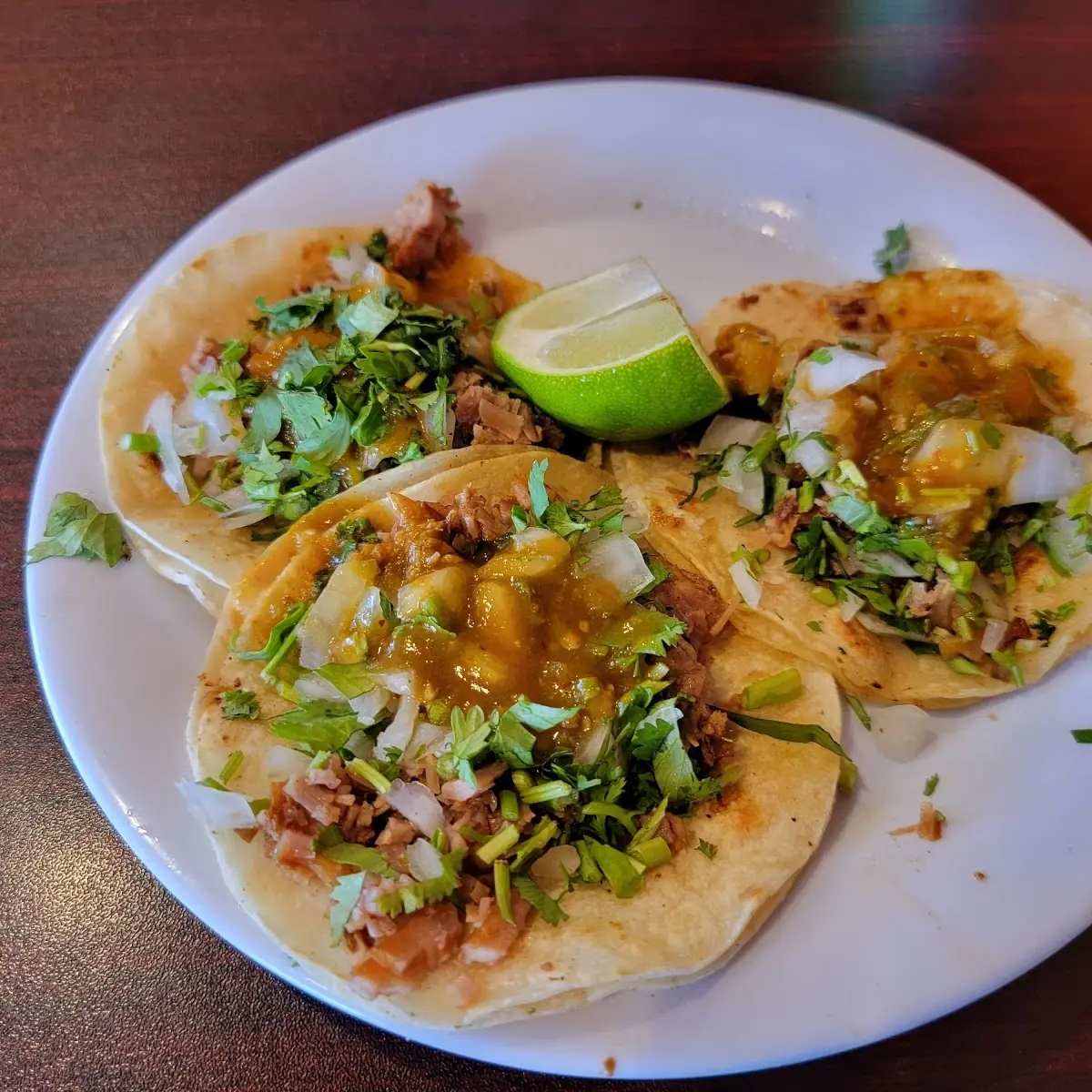 Tacos De Carne Asada Chorizo