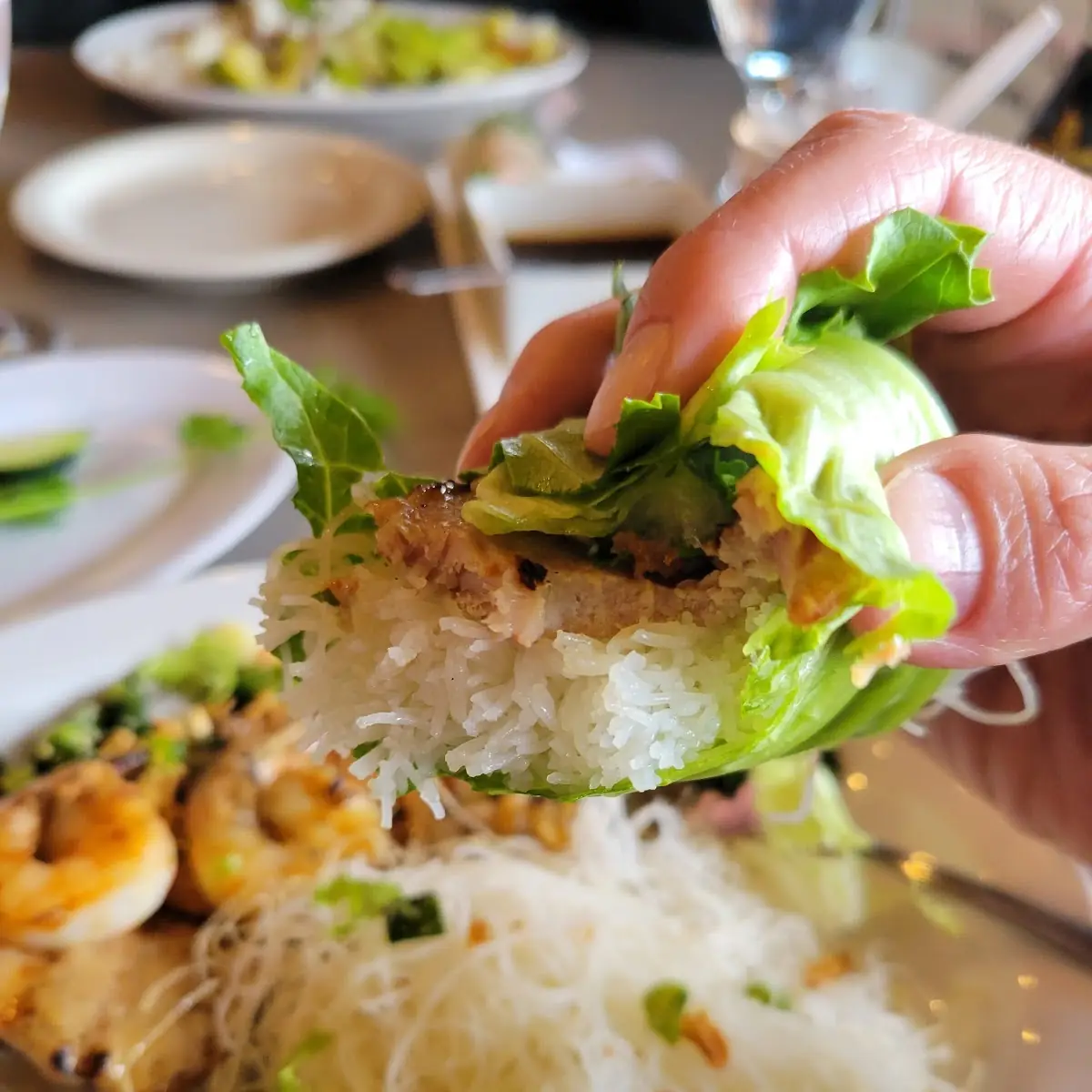 Banh Hoi Tom Thit Nuong