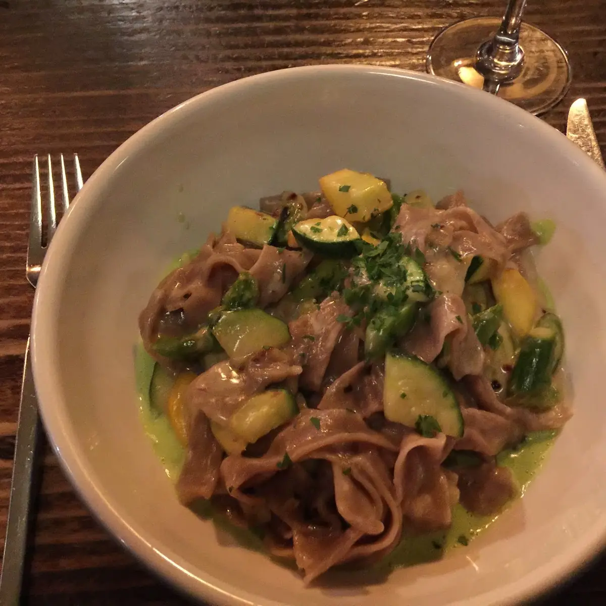 Alfredo Pasta with Asparagus