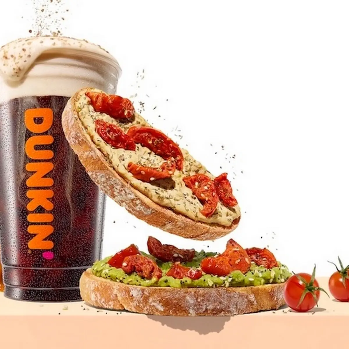 Hummus Toast w Tomatoes