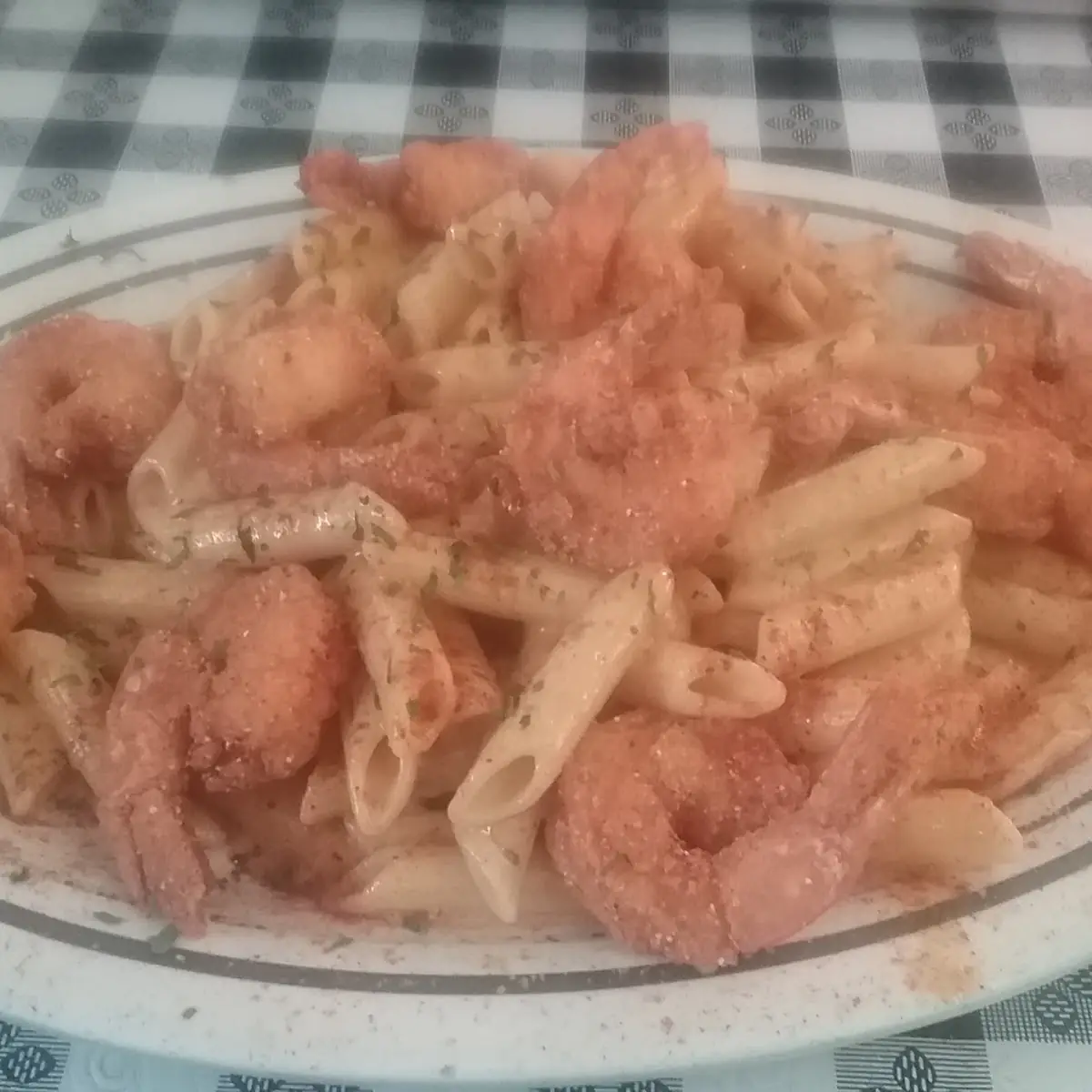Krab Kingz Fried Shrimp Pasta