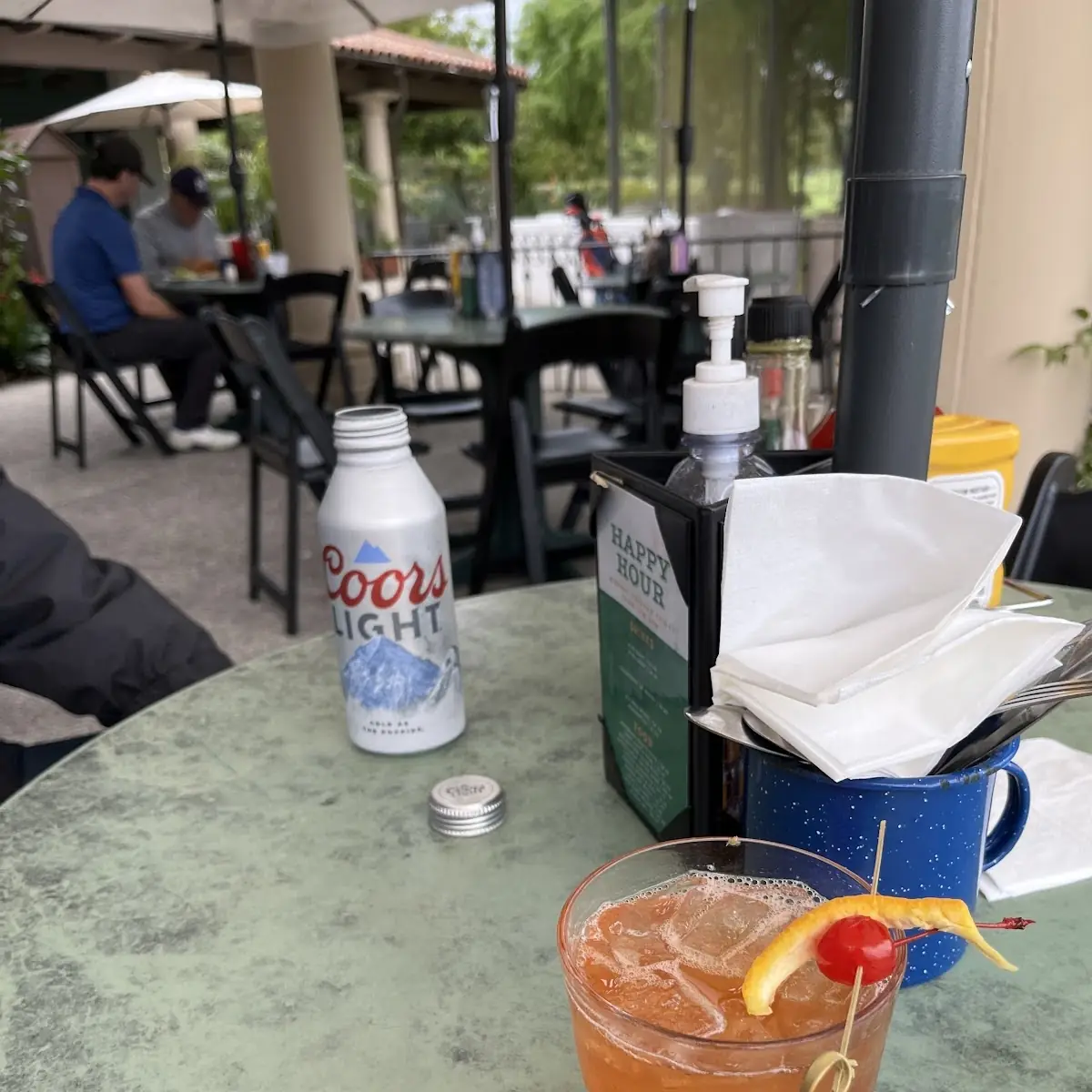 Beer and Old Fashion Drink