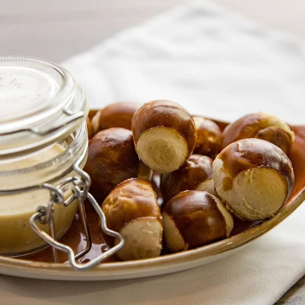 Bavarian Pretzel Fondue