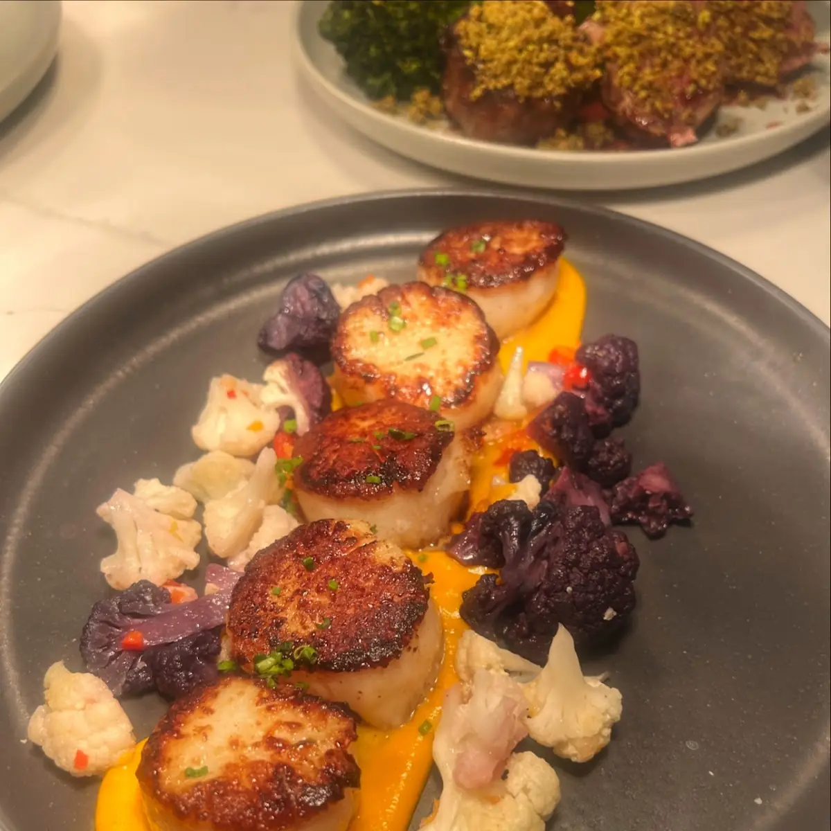 Seared New Bedford Sea Scallops