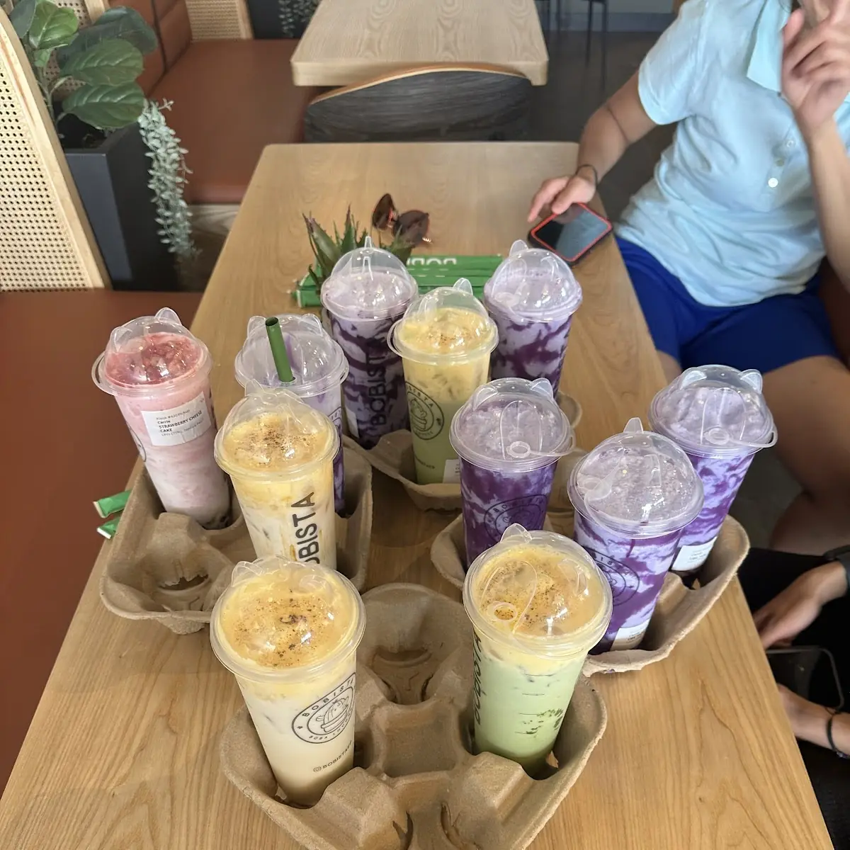 Ube Tornado Taro Bubble Tea