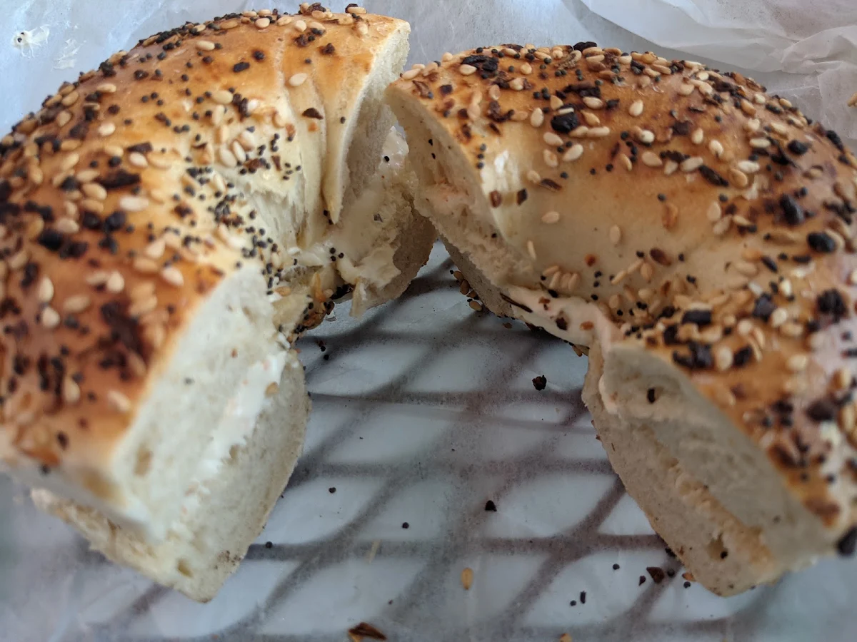 Everything Bagel with Bacon
