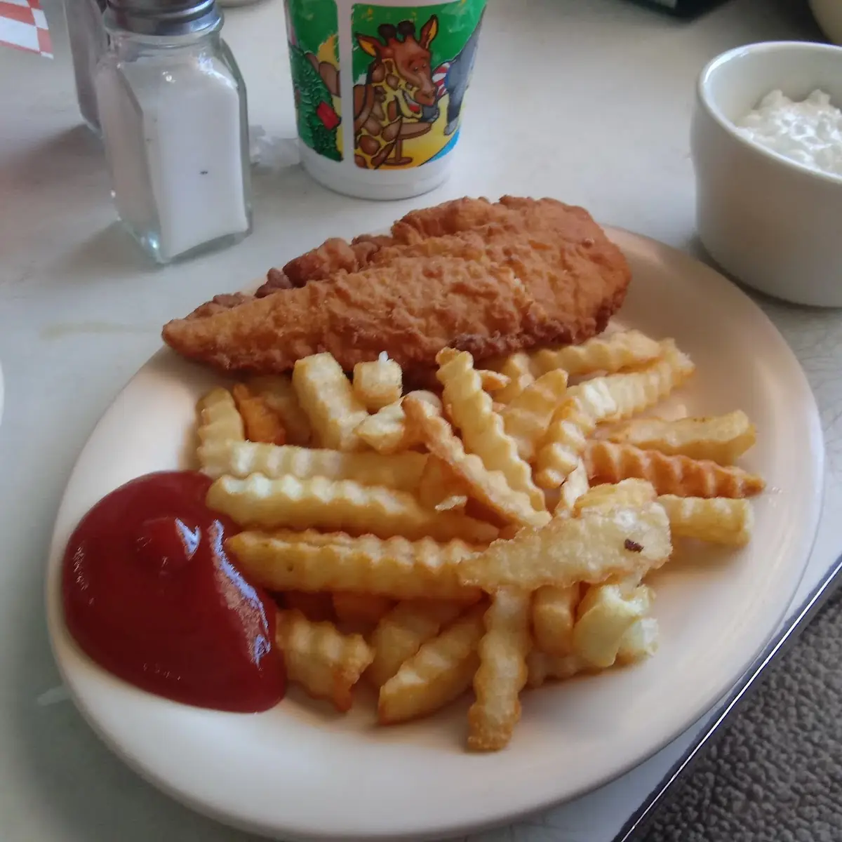 Chicken Strips and French Fries