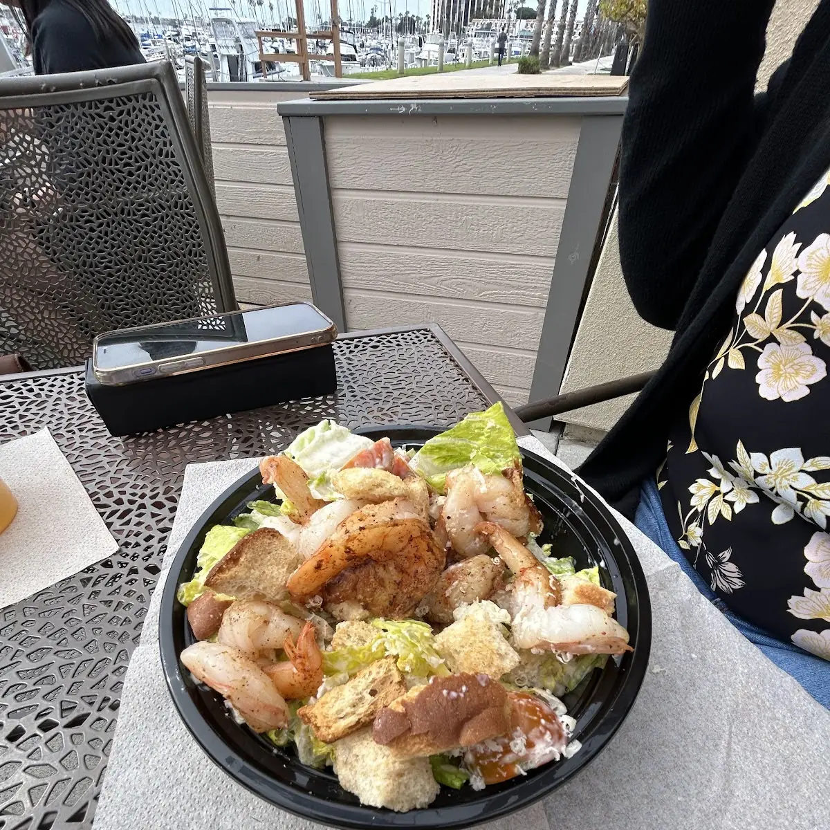 Caesar Salad with Grilled Shrimp