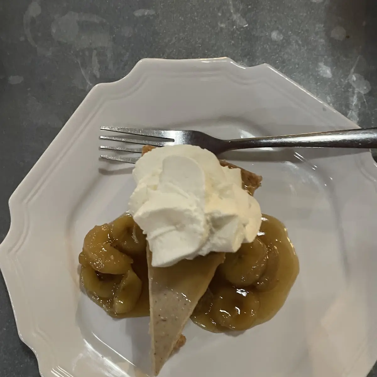 Bananas Foster Cheese Cake