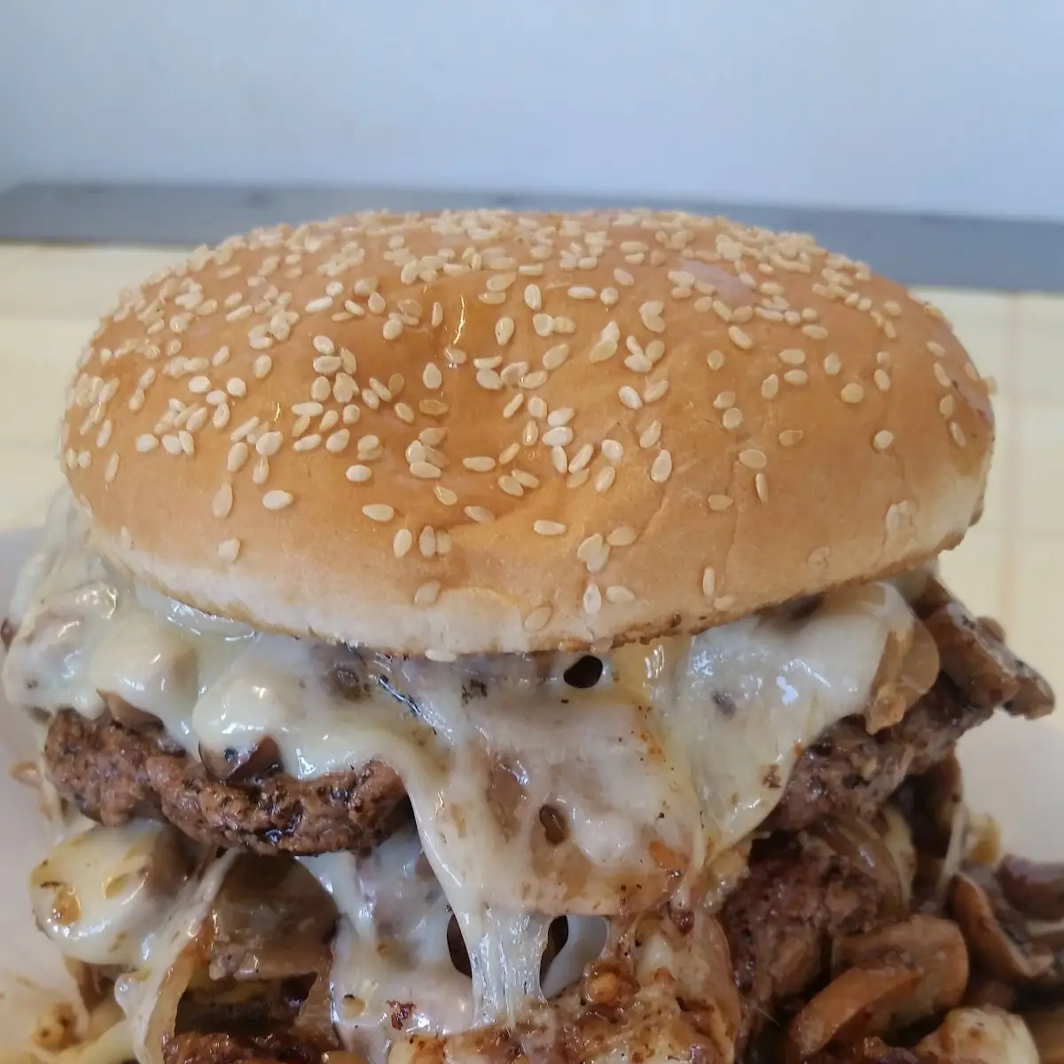 Triple Mushroom Swiss