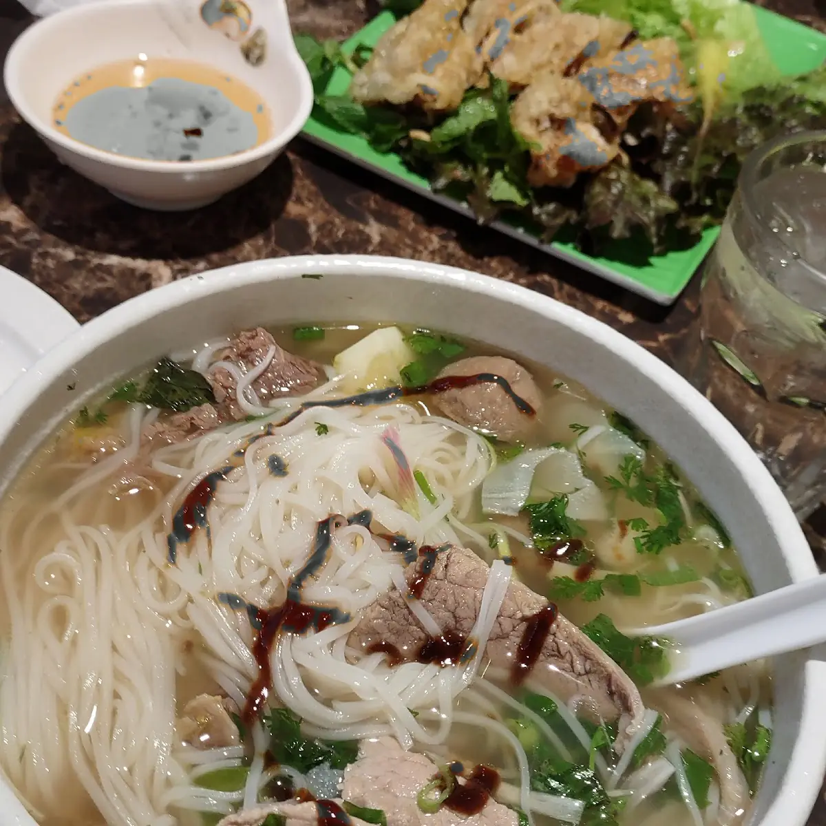 Beef Pho & Spring Rolls