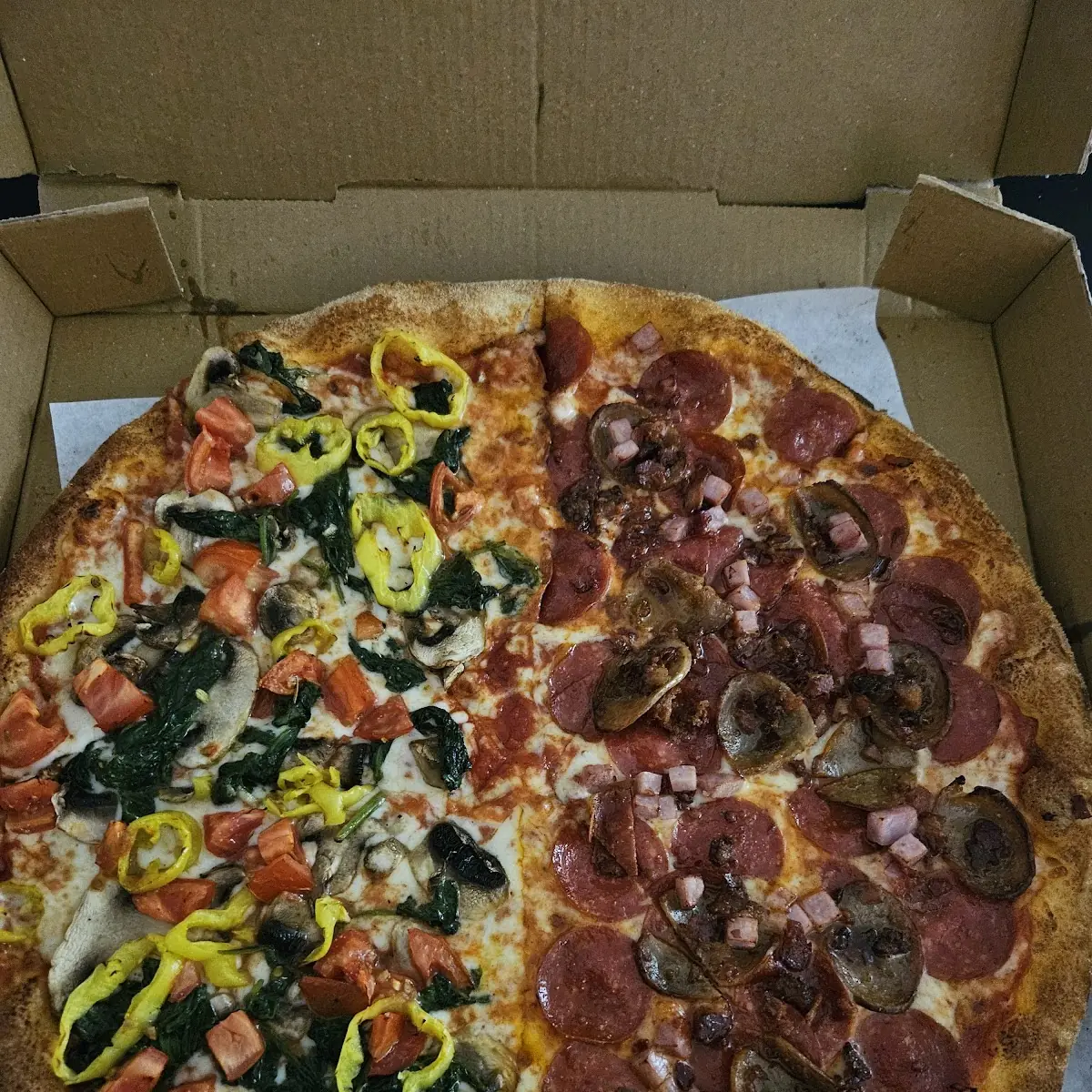 16 Pizza Half & Half Specialty Pizza