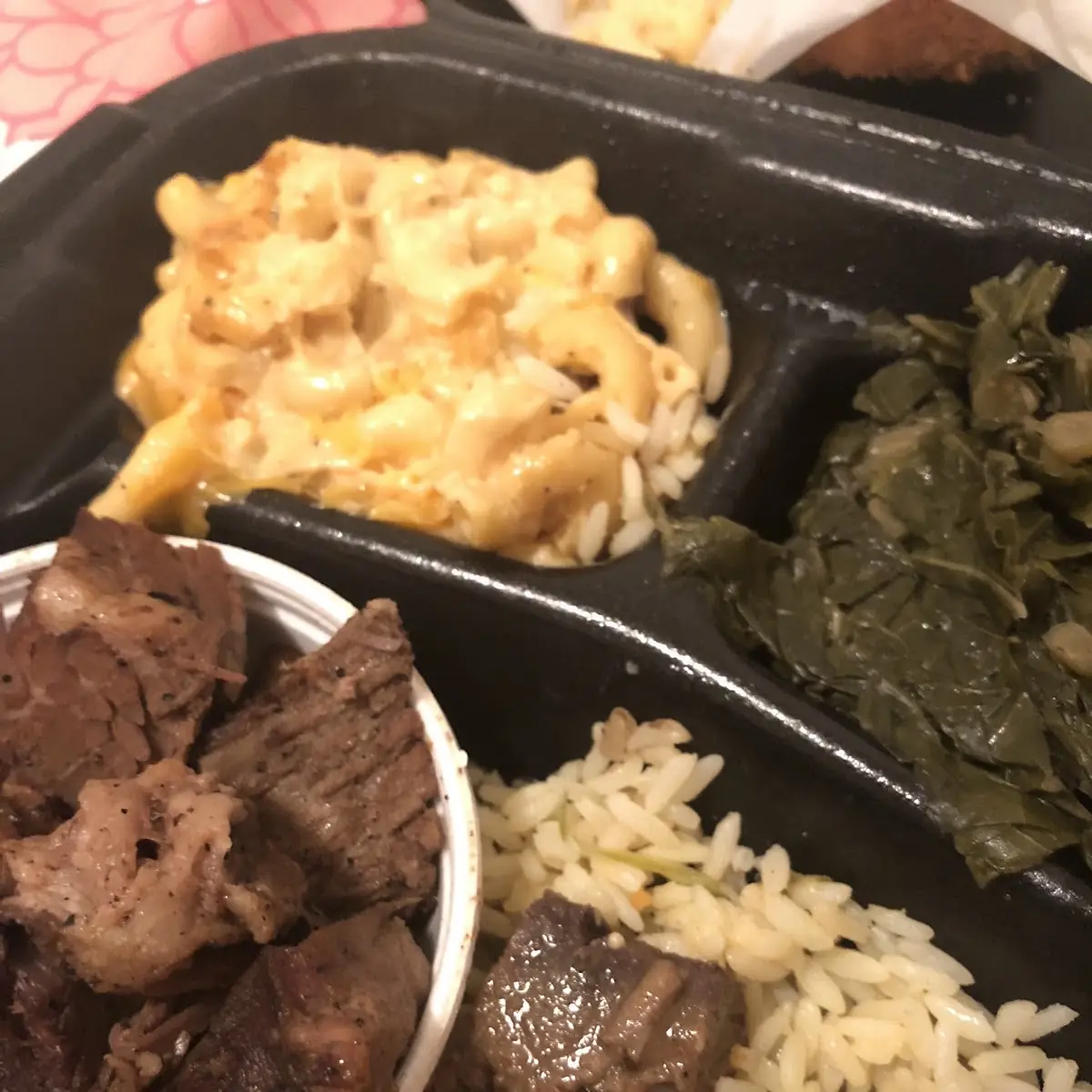 Beef Brisket Tips over Sassy Rice Dinner