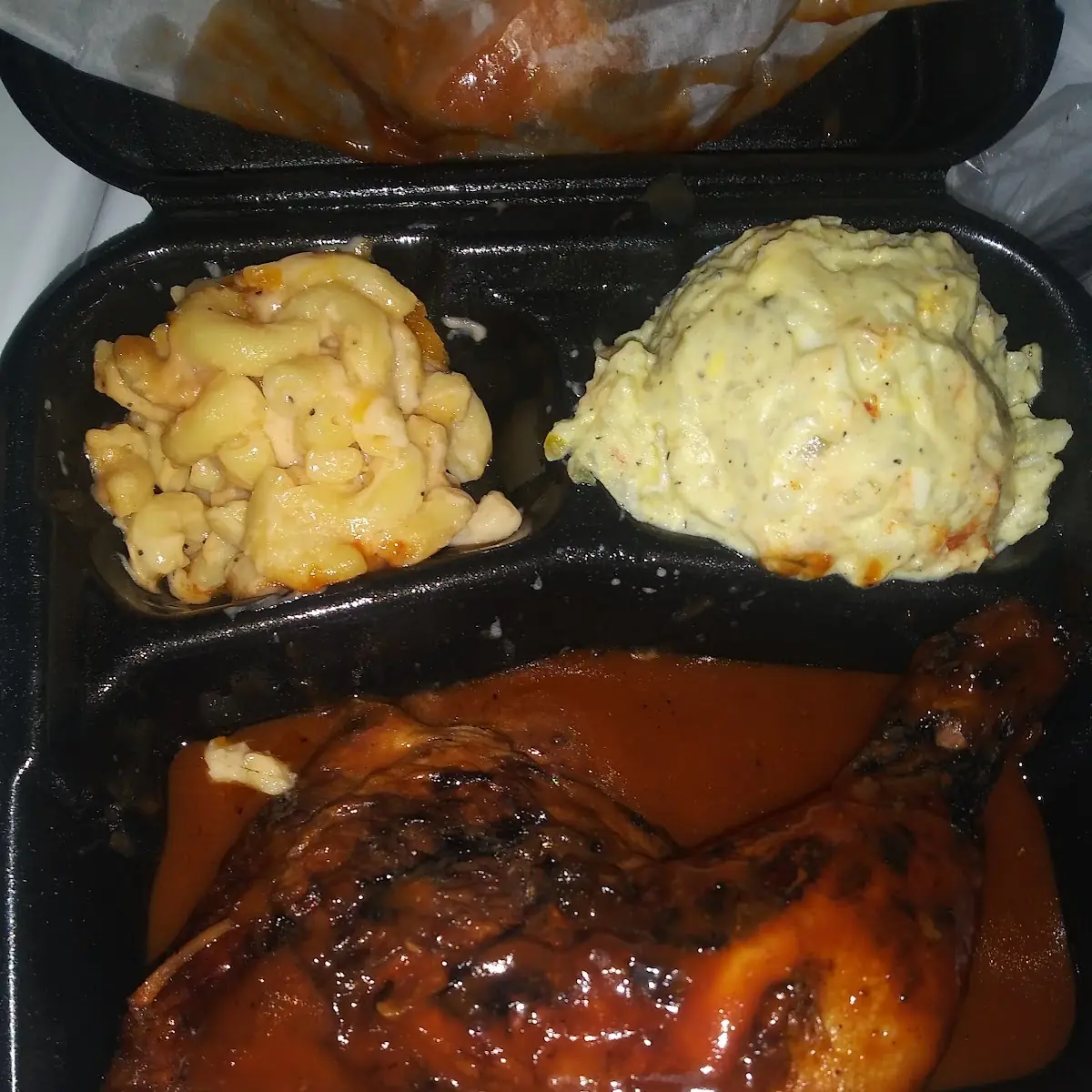 Macaroni & Cheese BBQ Chicken Potato Salad