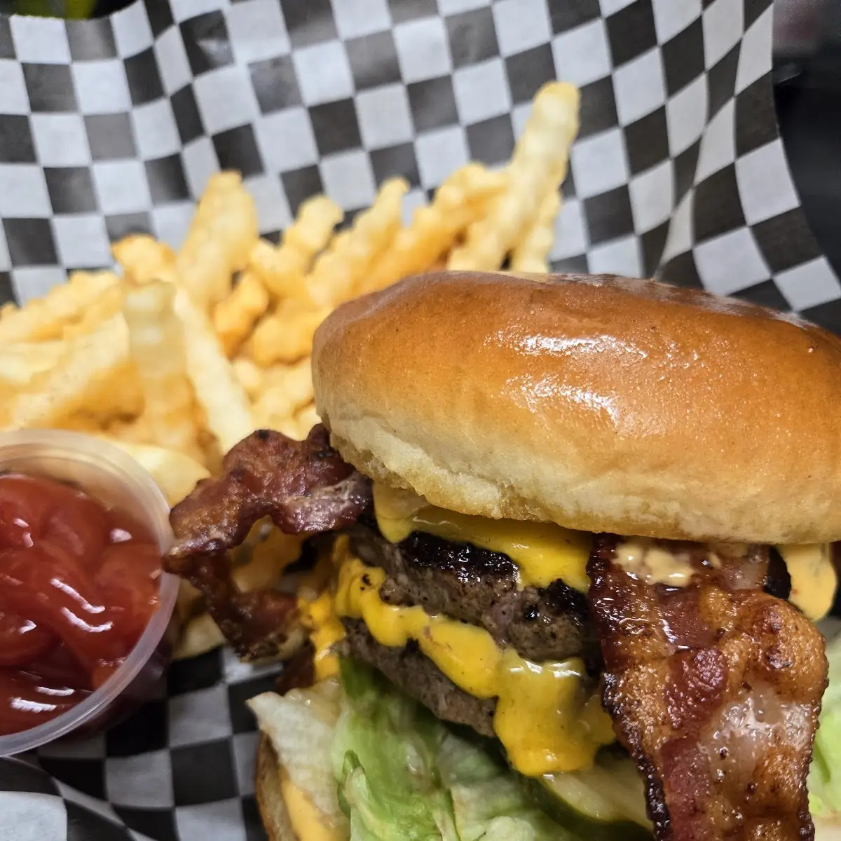 Big Poppa Double Cheeseburger