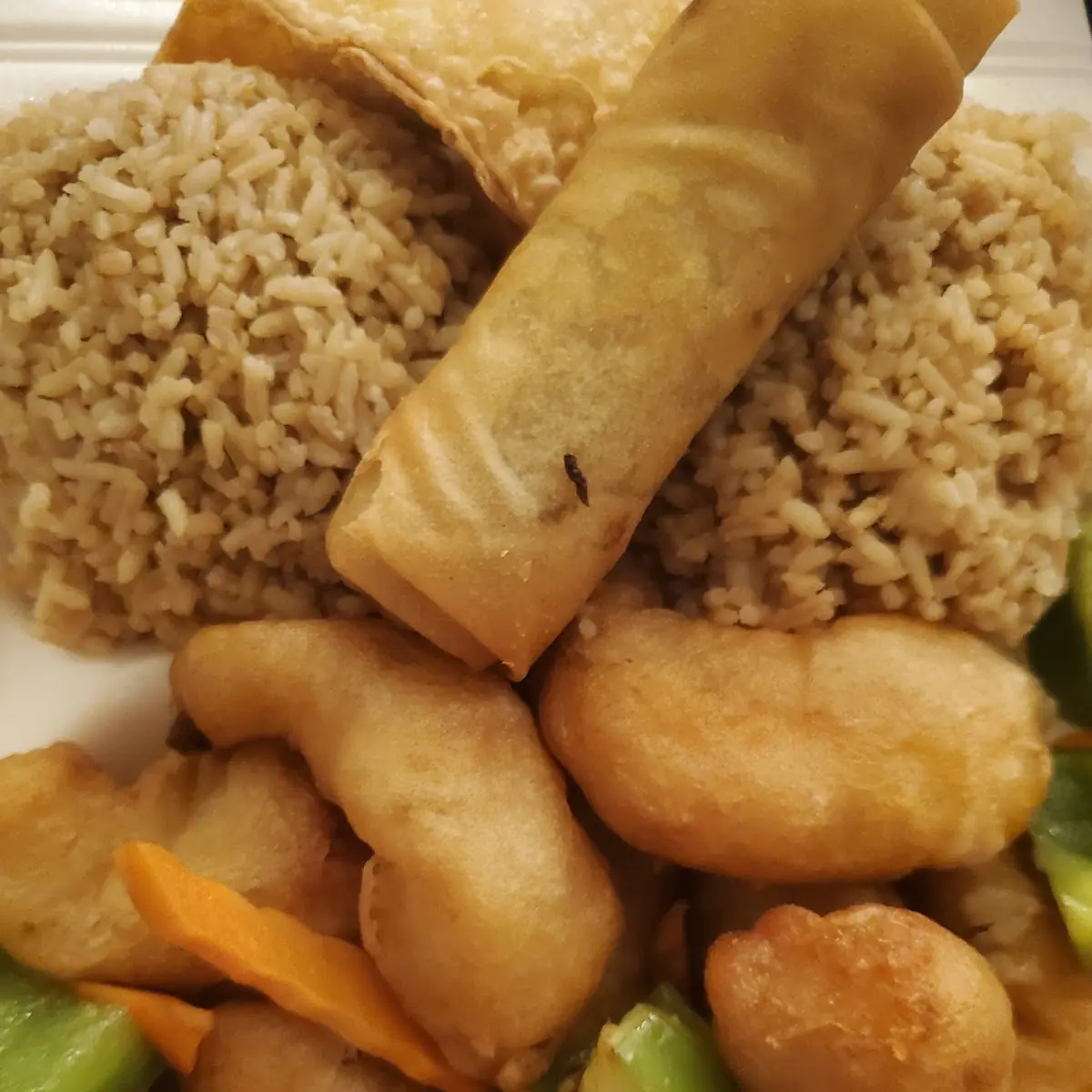 Chicken Shrimp & Beef w Chinese Vegetable