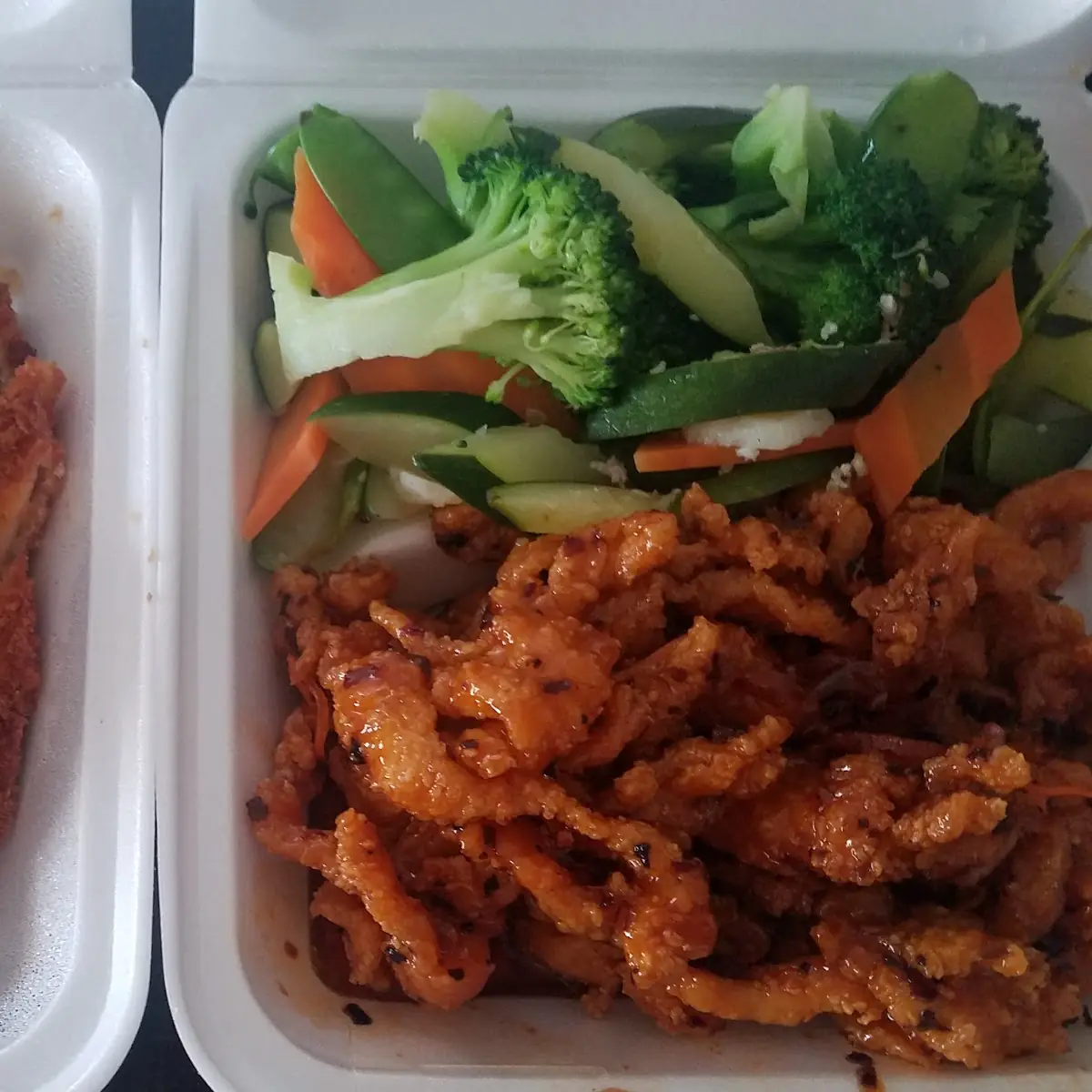 Lemon Chicken and Orange Chicken