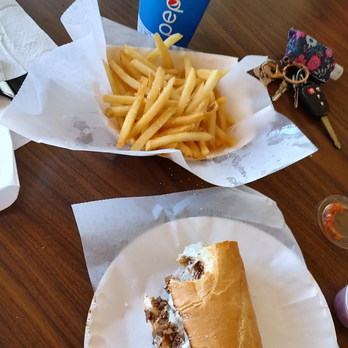 Half Cheese Steak Hoagie