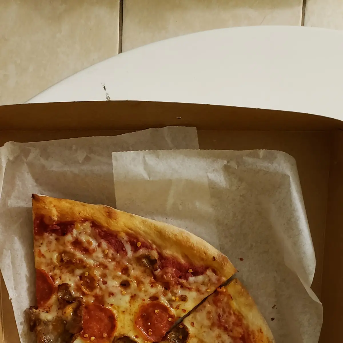 Sausage Pepperoni Pizza