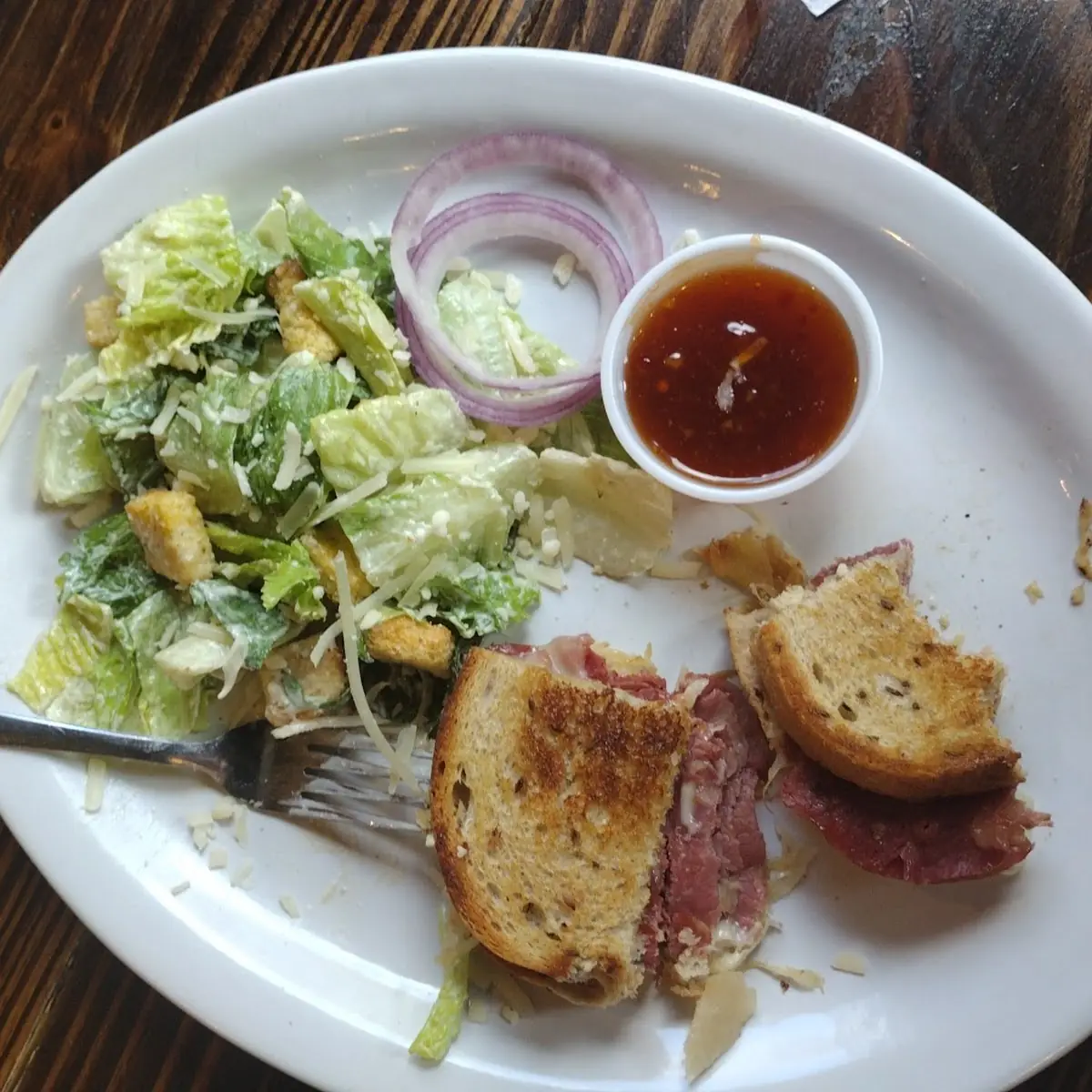 Reuben Sandwich Ceasar Salad
