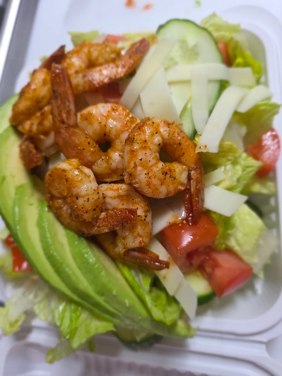 Salmon & Shrimp Rice Bowl