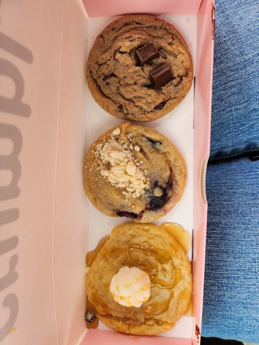 Chocolate Chip Cookie Cornbread Cookie Blueberry Muffin Cookie