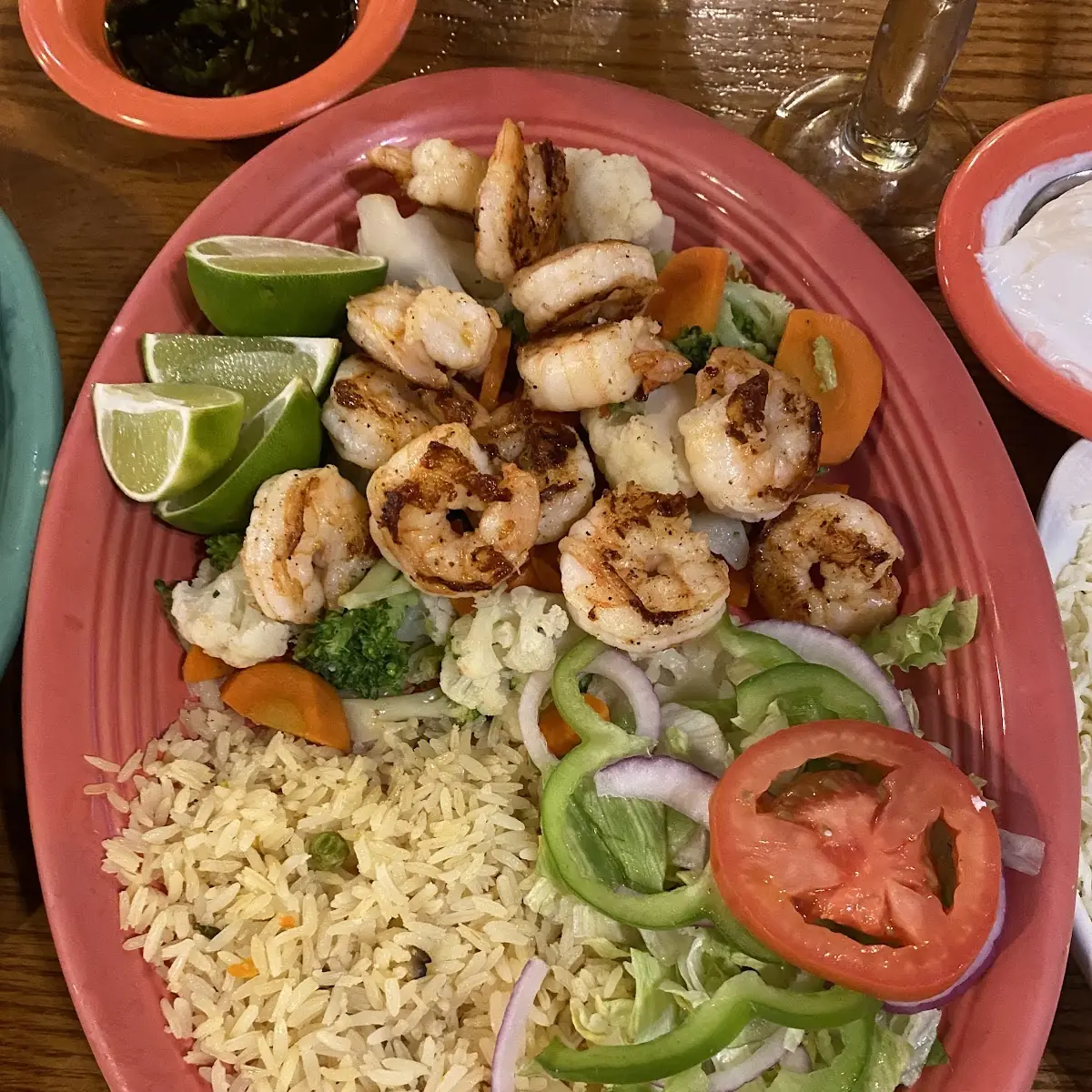 Shrimp and Mixed Vegetables