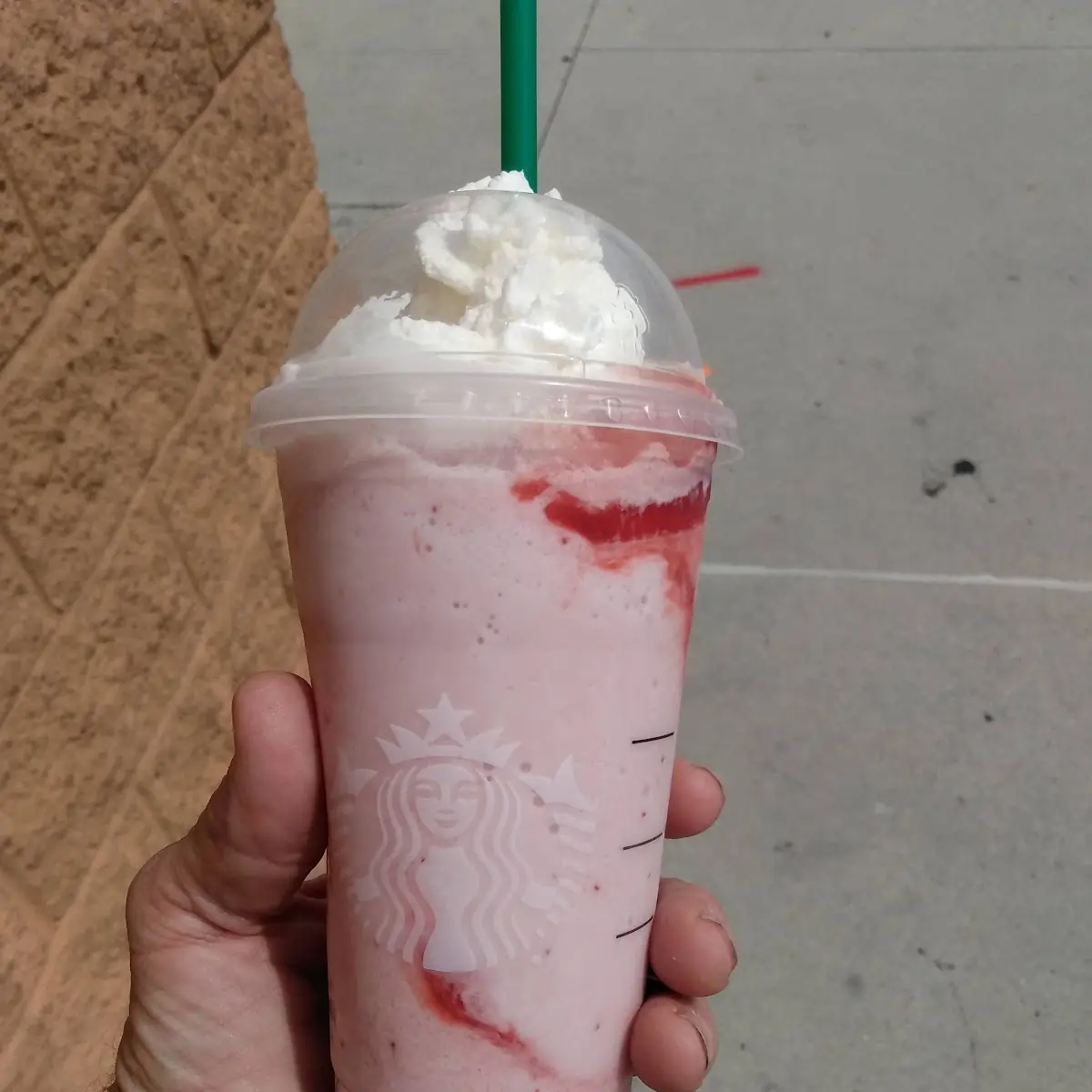 Strawberry Crème Frappuccino Blended Beverage
